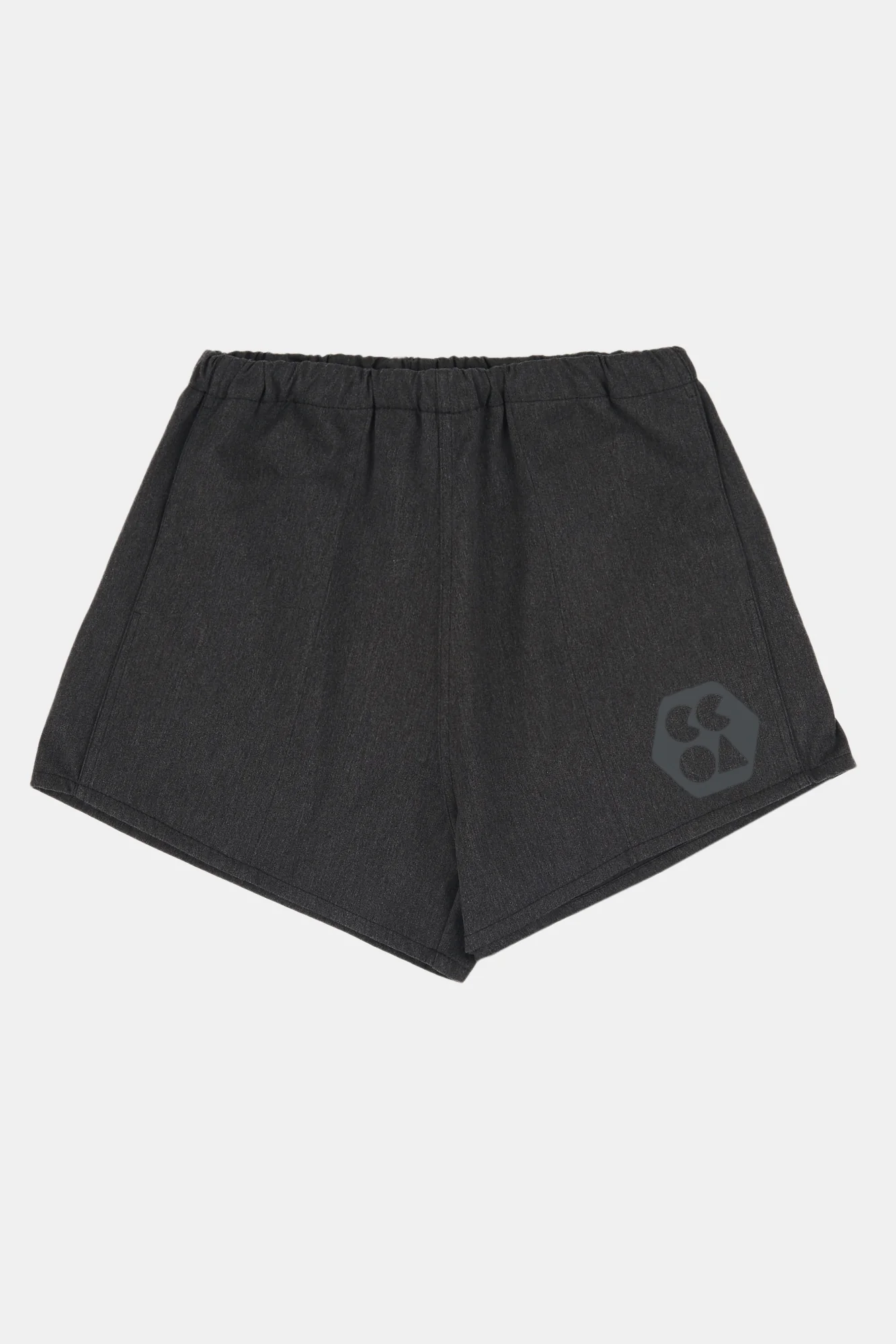 Men's Heavyweight Sports Short Plastic Free - Charcoal Marl - Image 4