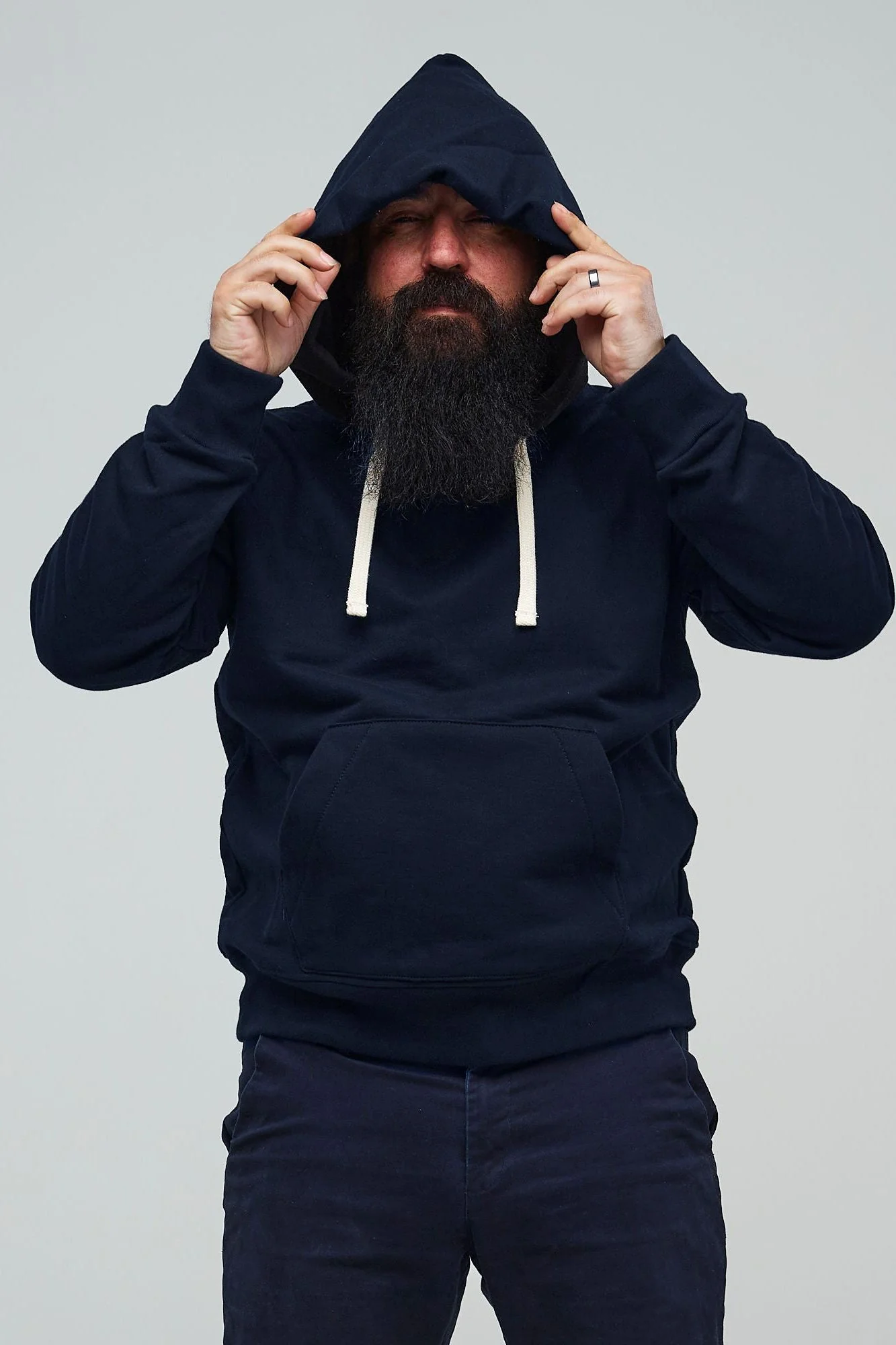 Men's Heritage Hooded Sweatshirt - Navy - Image 3