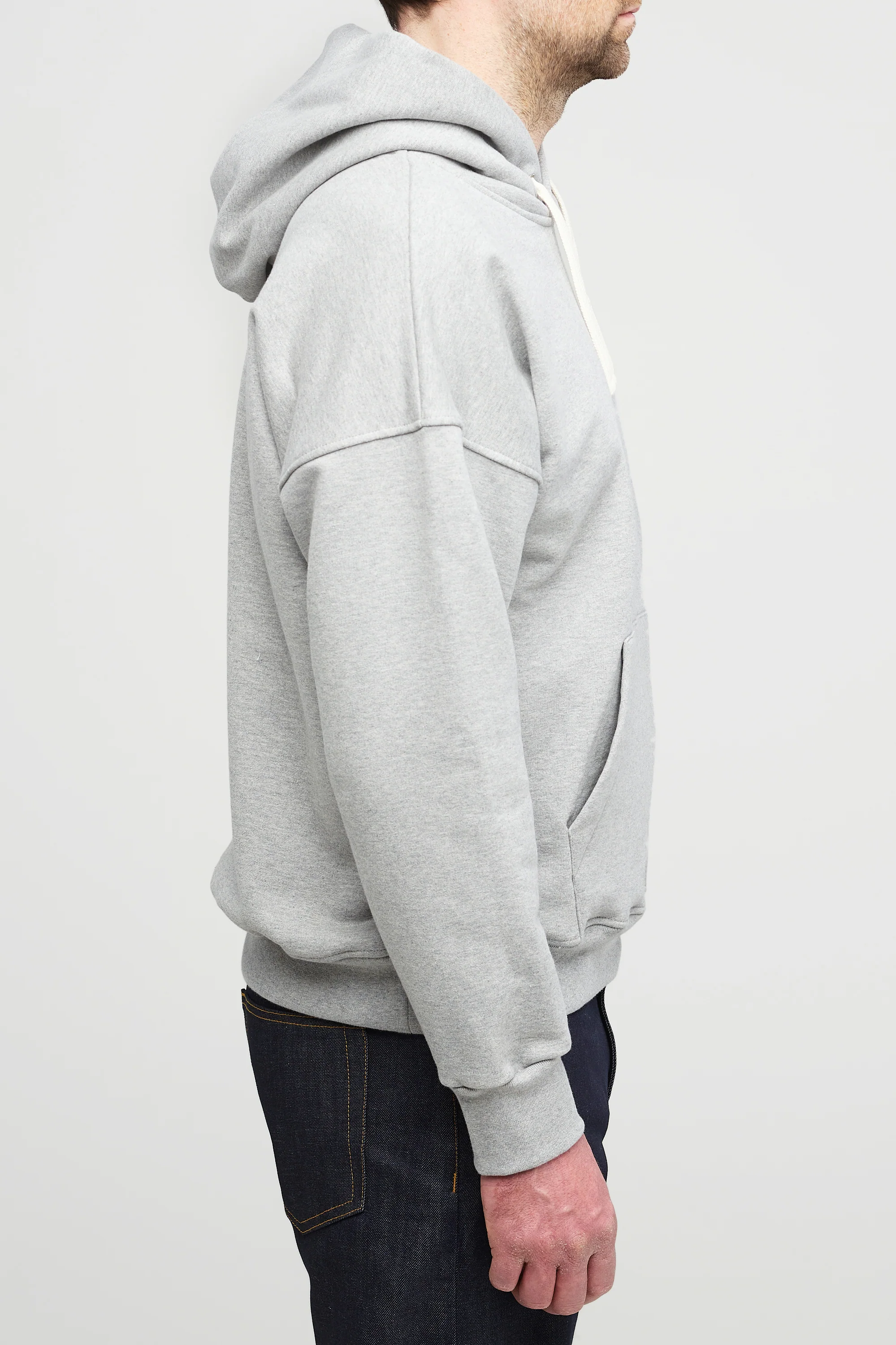 Men's Heritage Hooded Sweatshirt Original Fit - Grey - Image 5