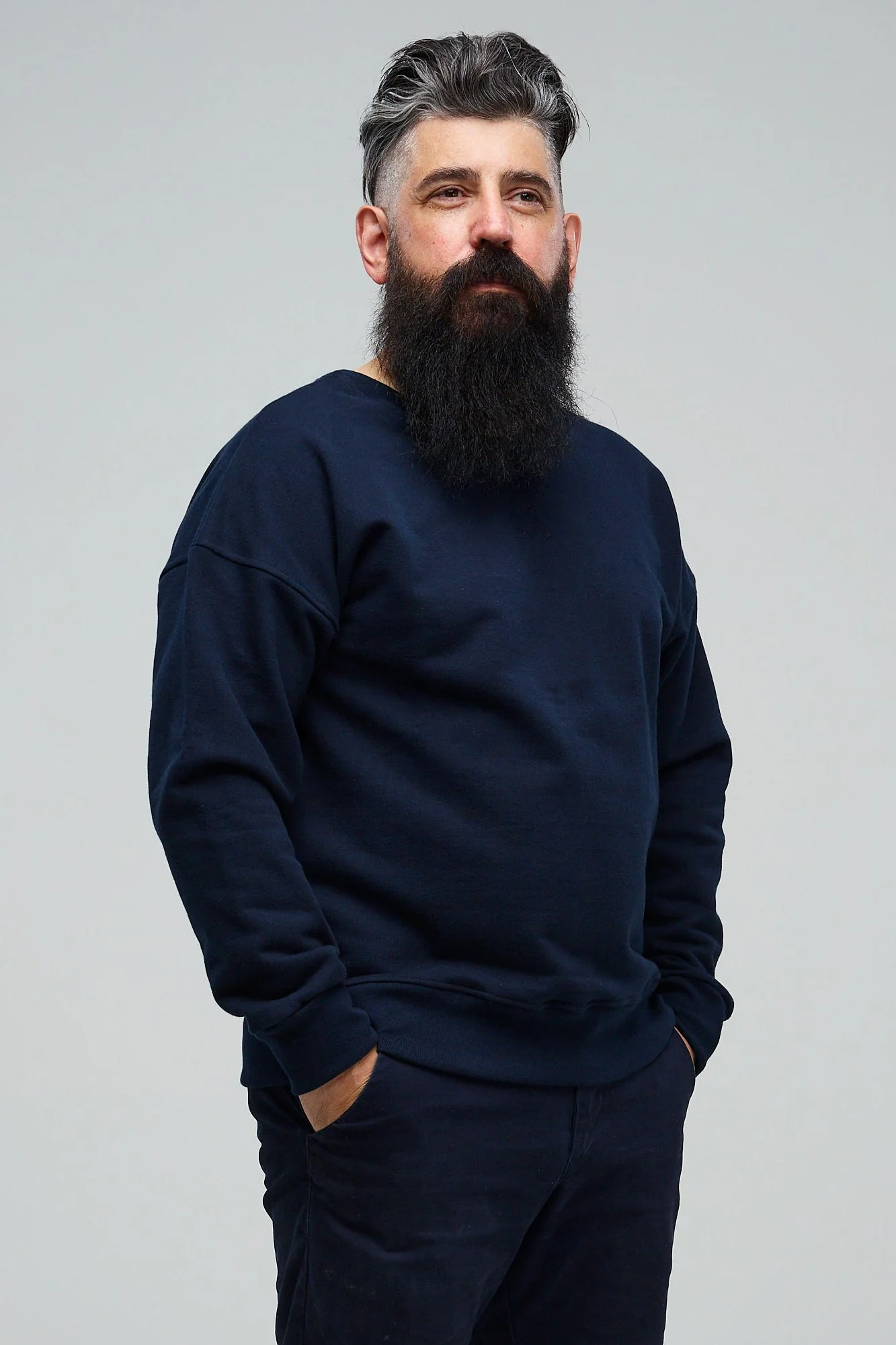 Men's Heritage Sweatshirt Original Fit - Navy - Image 2