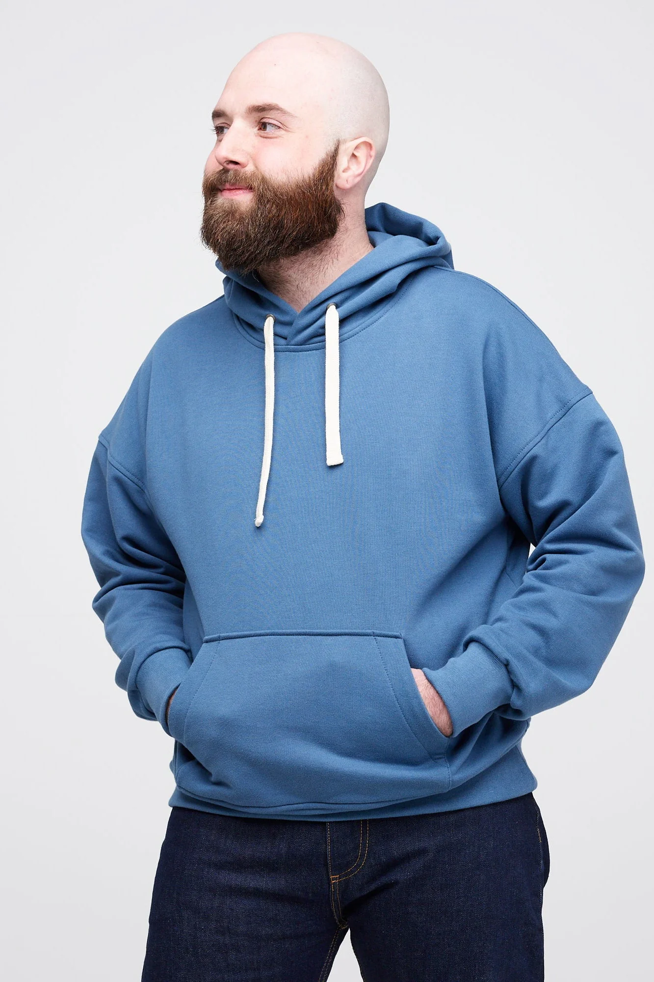 Men's Hooded Sweatshirt - RAF Blue - Image 3
