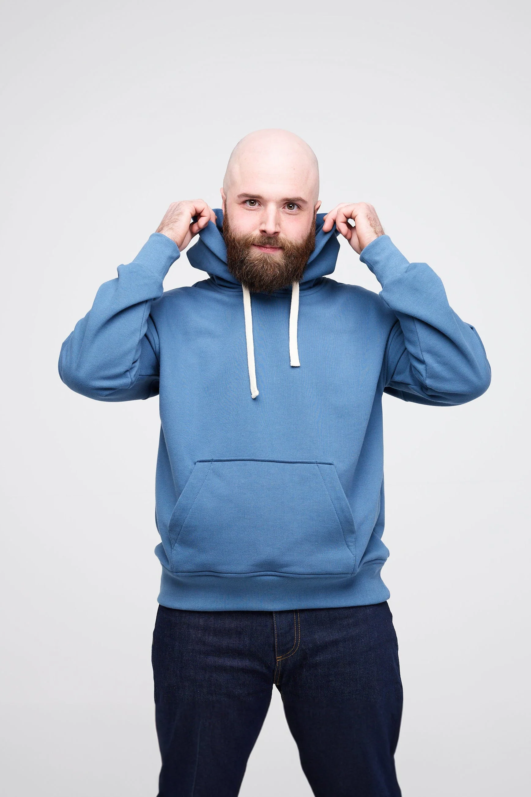 Men's Hooded Sweatshirt - RAF Blue - Image 4
