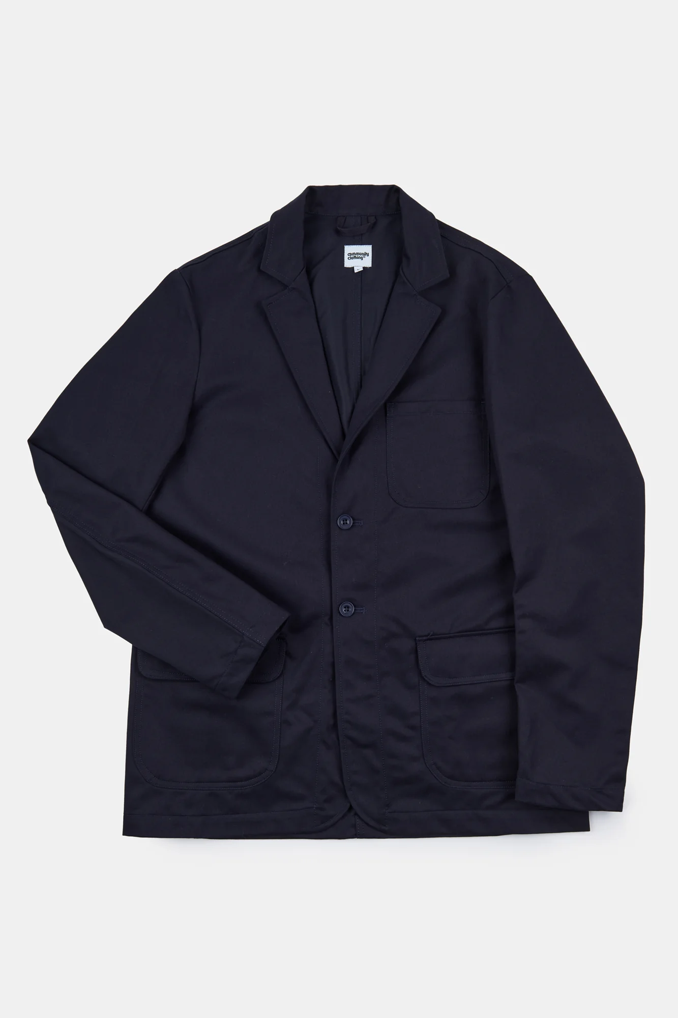 Men's James Single Breasted Blazer - Dark Navy - Image 6