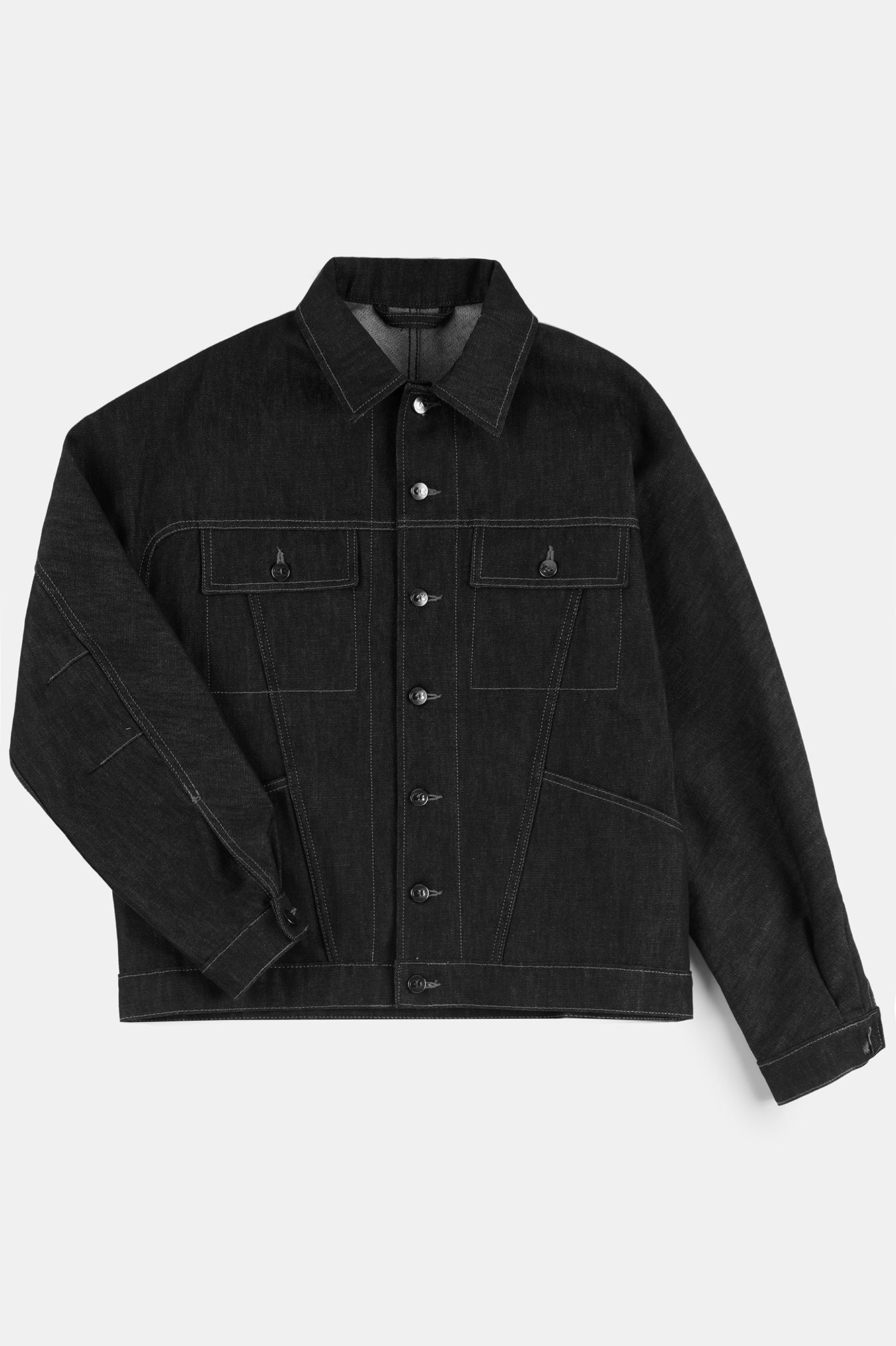 Men's Joe Denim Jacket - Black - Image 5