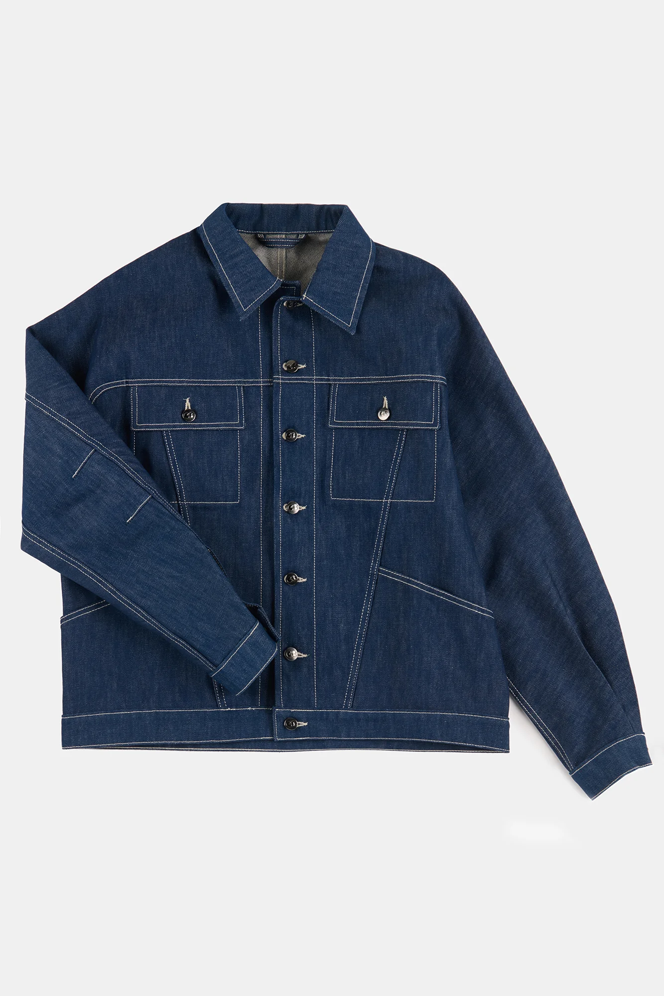 Men's Joe Denim Jacket - Blue - Image 6