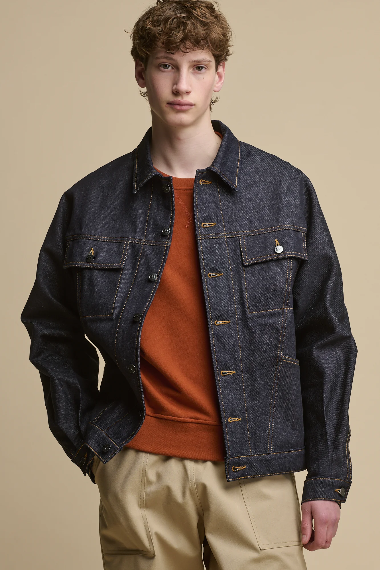 Men's Joe Denim Jacket - Indigo - Image 6