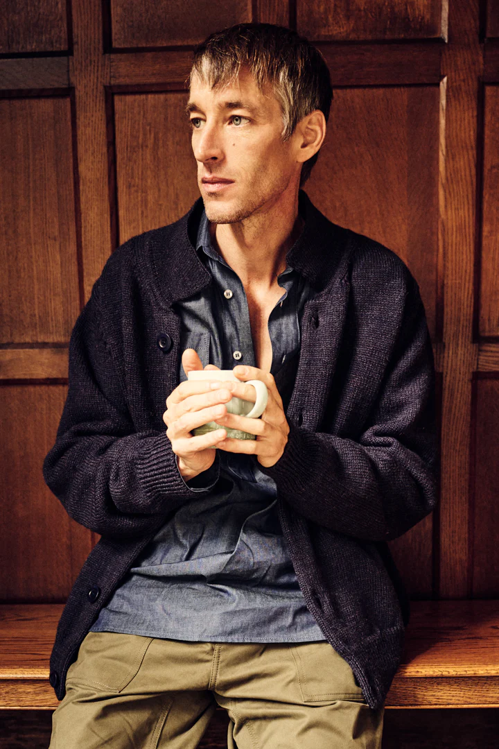 Mens Austwick Knitted Jacket Navy