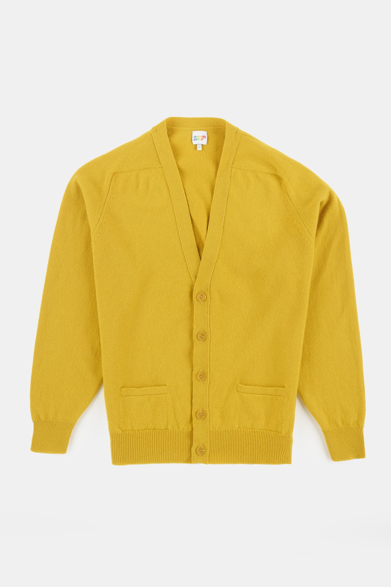 Men's Lambswool Cardigan - Piccalilli Yellow - Image 5