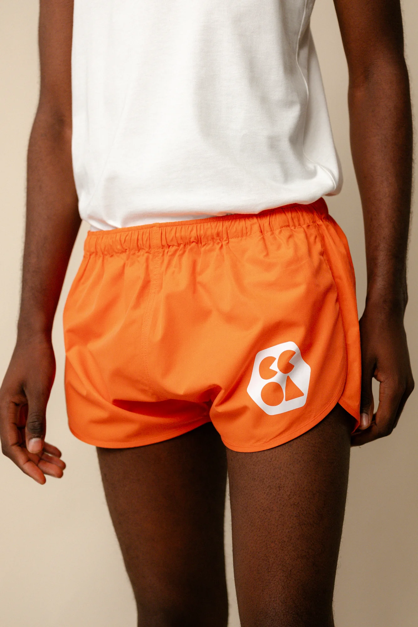Men's Lightweight Running Short Plastic Free - Flame Red - Image 4