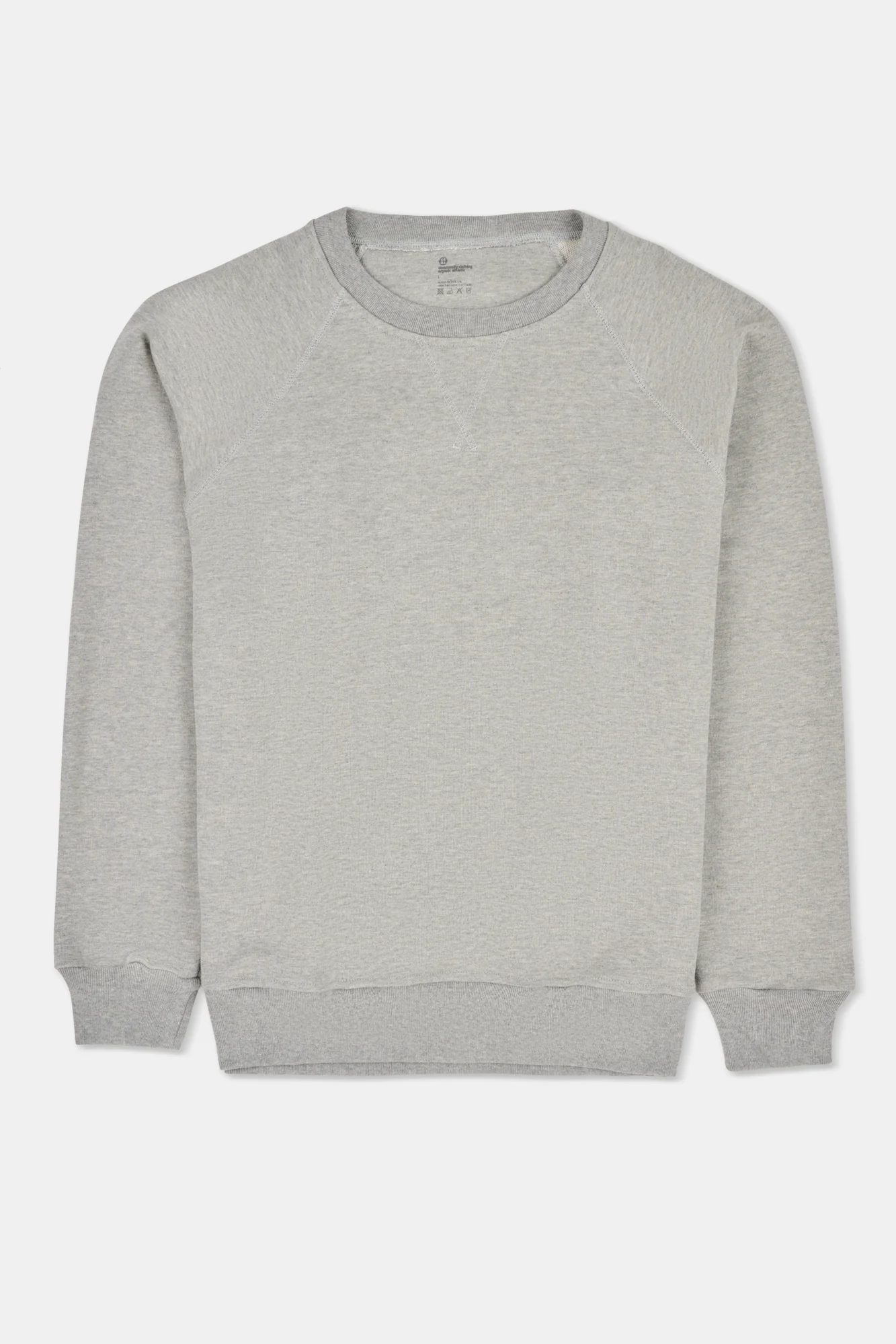 Men's Long Fit Raglan Sweatshirt PF -Grey Marl - Image 3