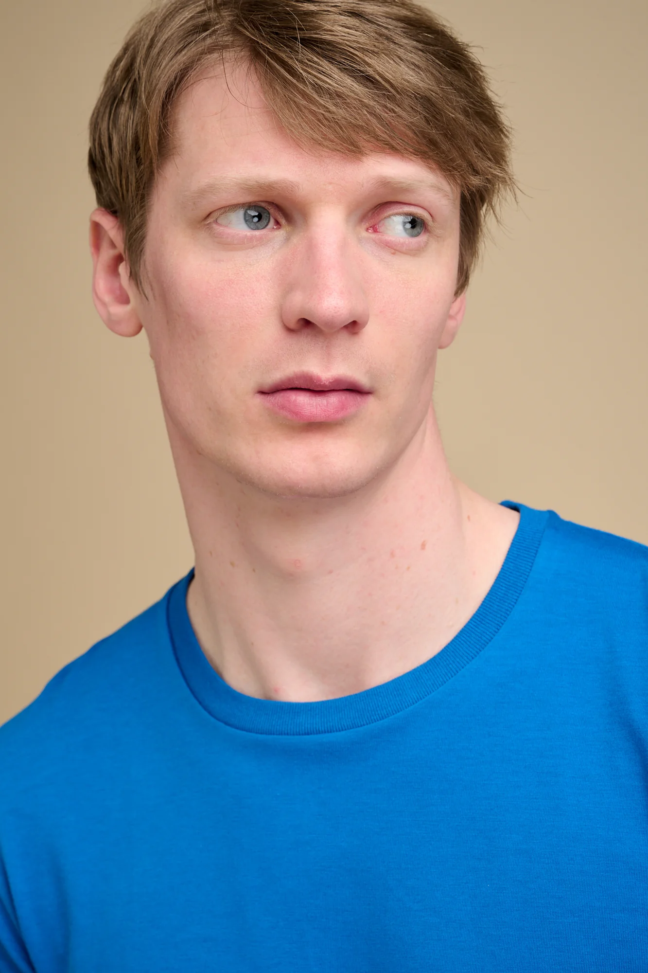 Men's Long Sleeve Plastic Free T Shirt- Cobalt - Image 3