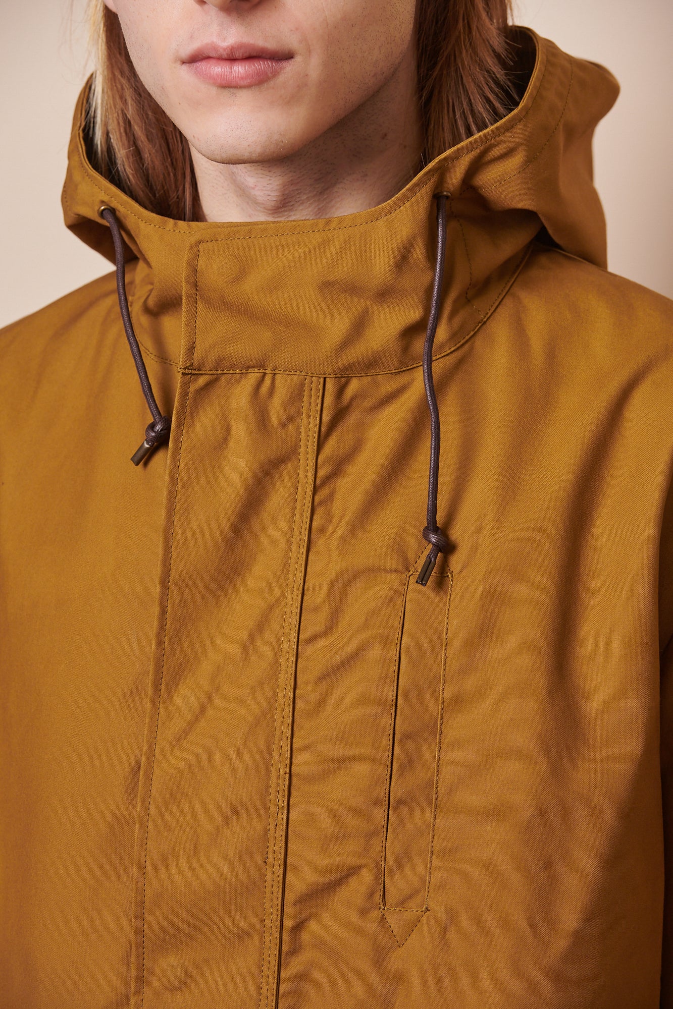 Men's Waxed Mountain Parka - Tan - Image 2