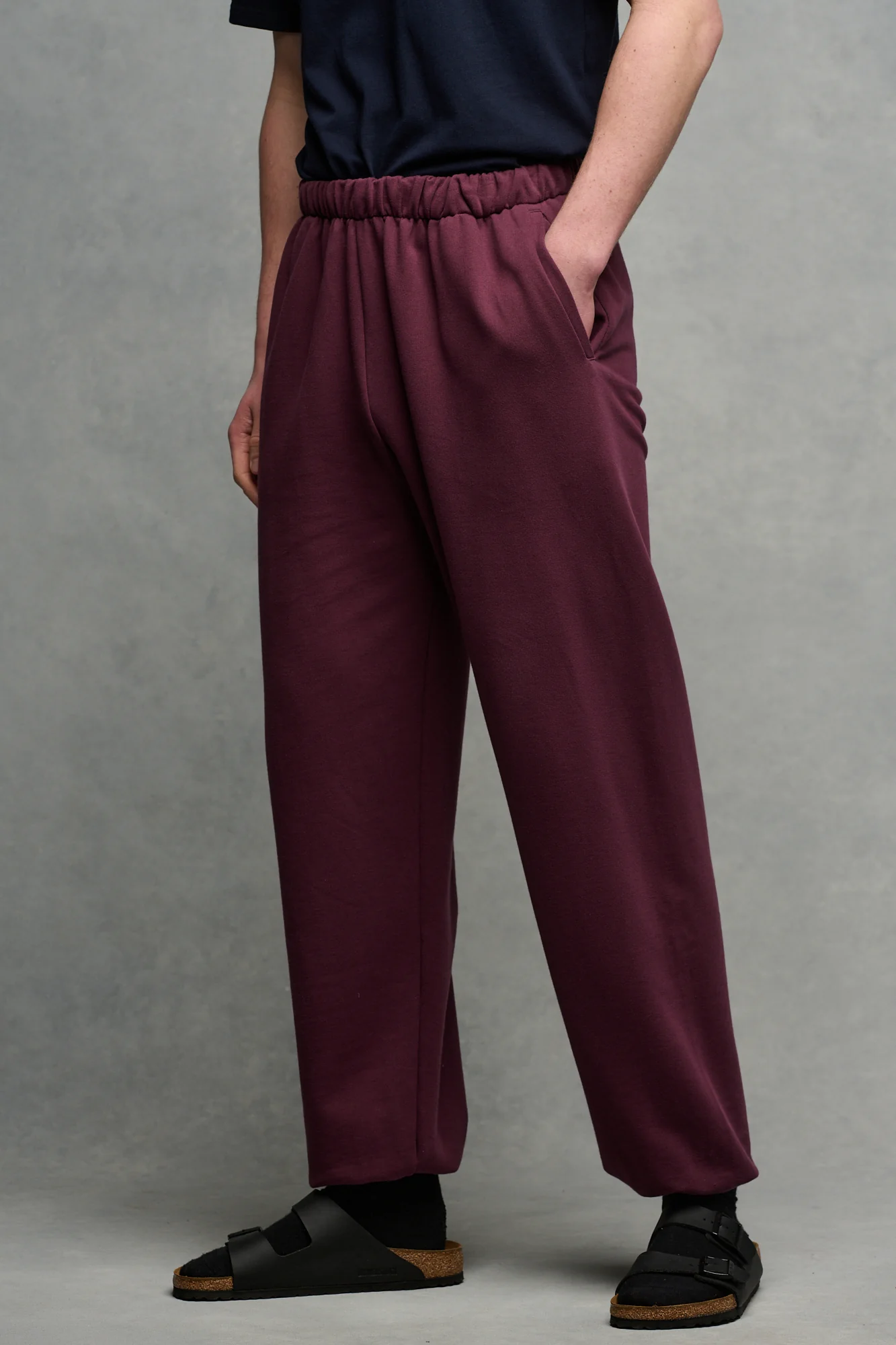 Men's Sweatpants - Plum - Image 3