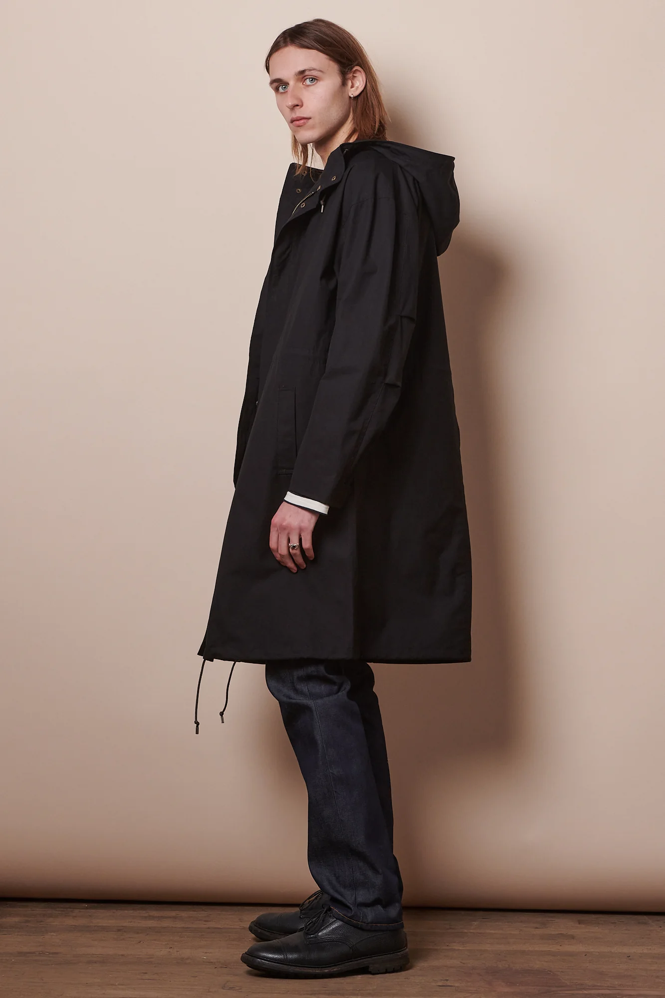 Men's Parka - Black - Image 4