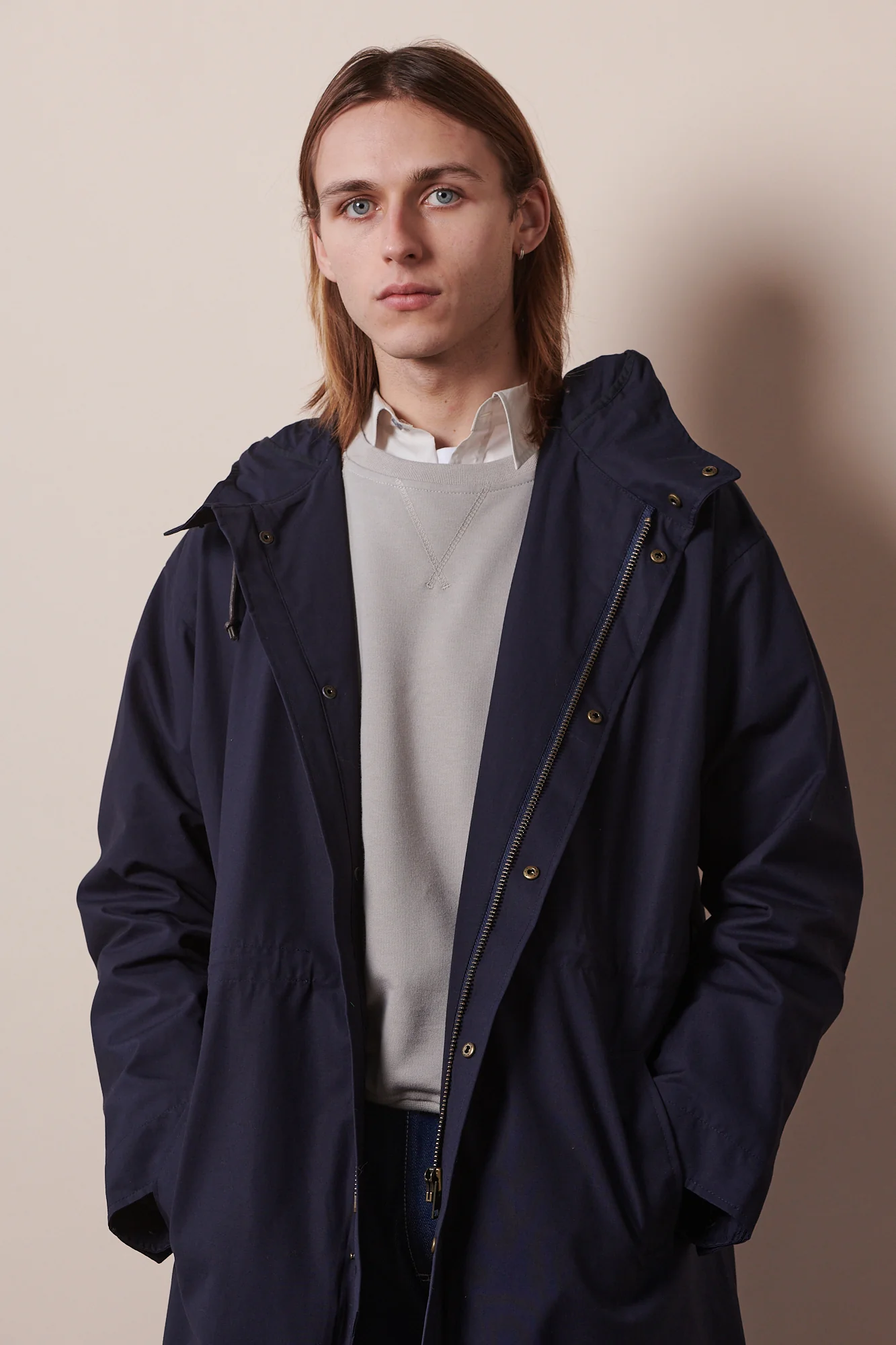 Men's Parka - Navy - Image 4