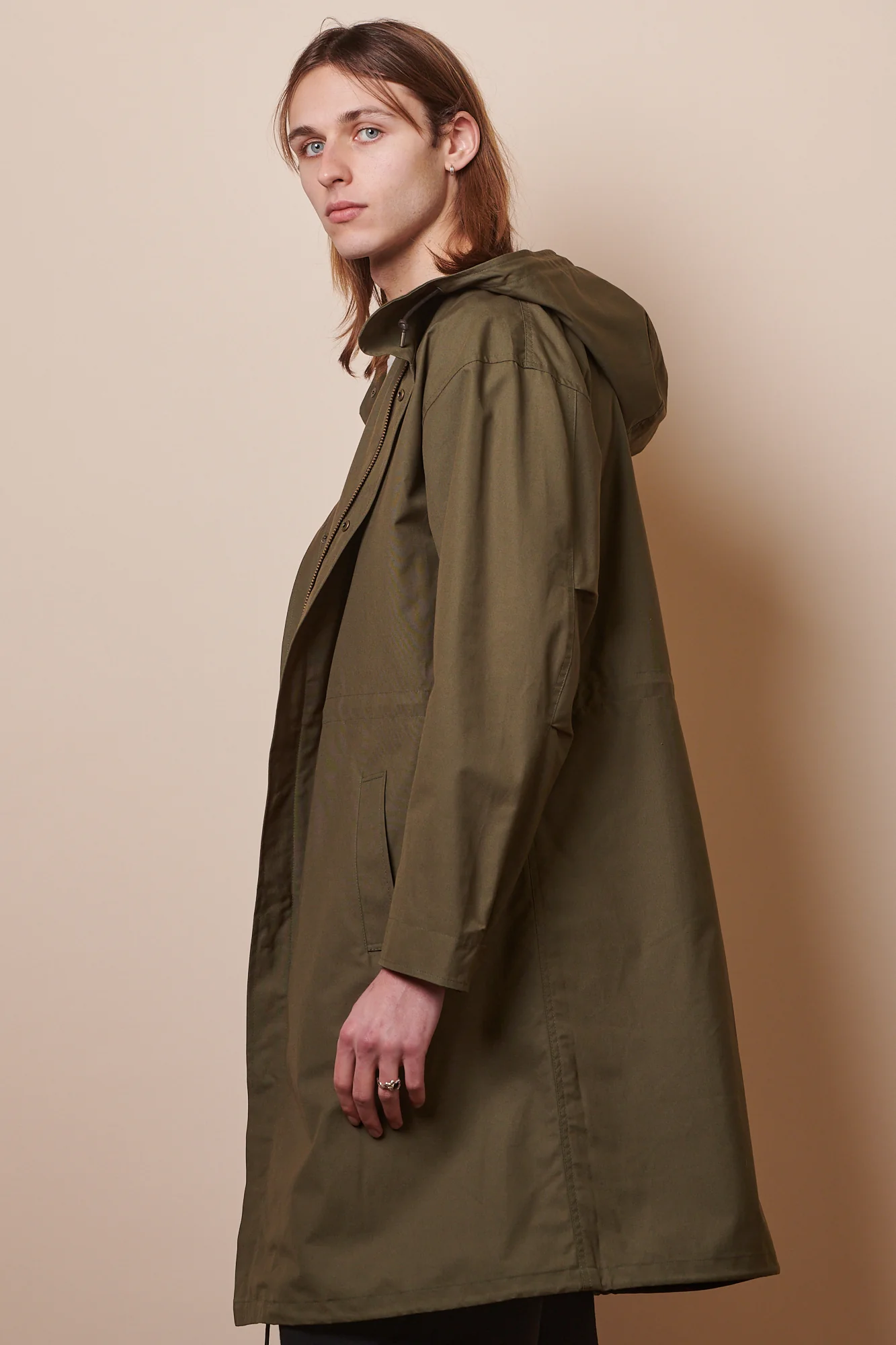 Men's Parka - Olive - Image 3