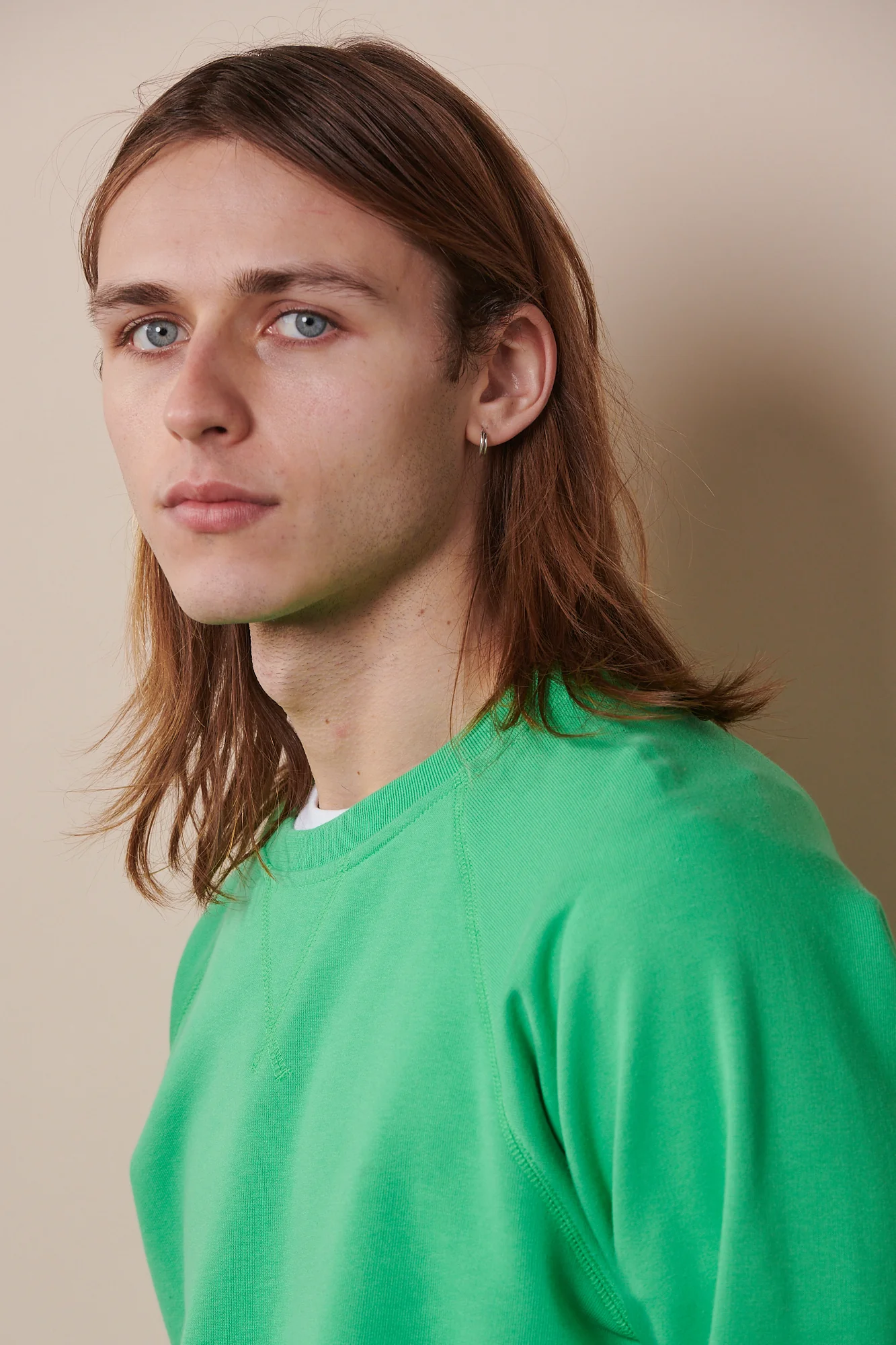 Men's Raglan Sweatshirt - Apple Green - Image 2