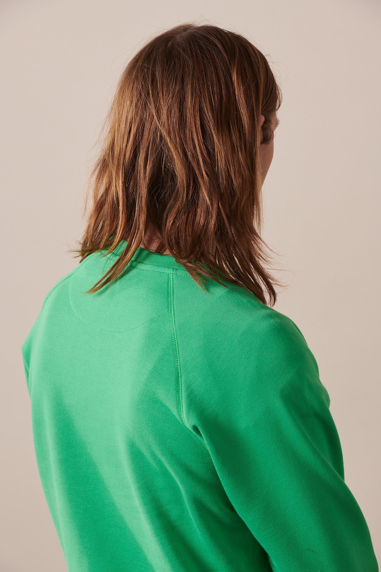 Men's Raglan Sweatshirt - Apple Green - Image 3
