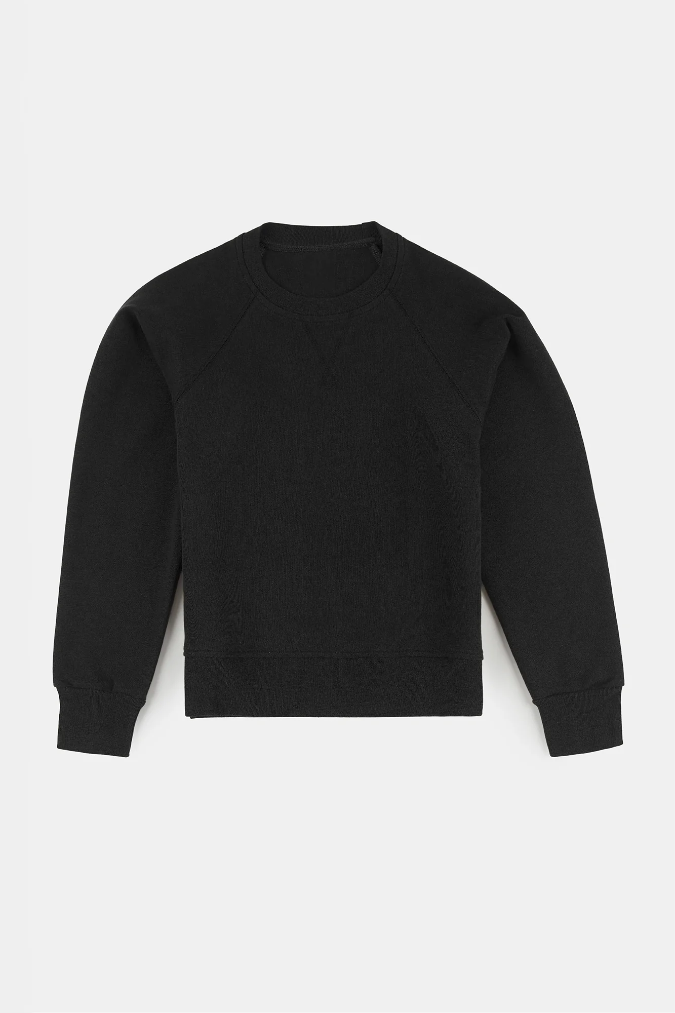 Men's Raglan Sweatshirt - Black - Image 2