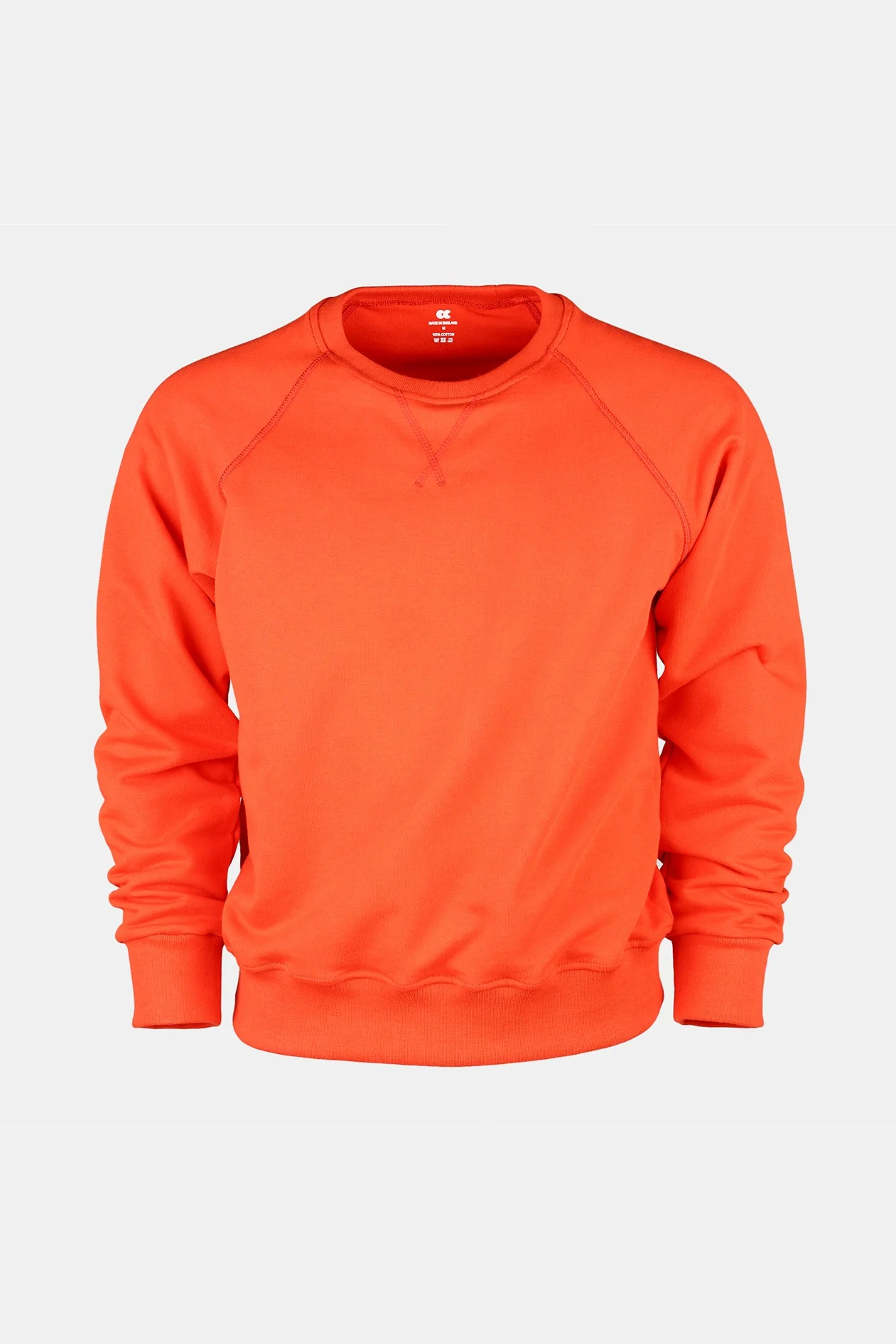 Men's Raglan Sweatshirt - Flame Red - Image 4