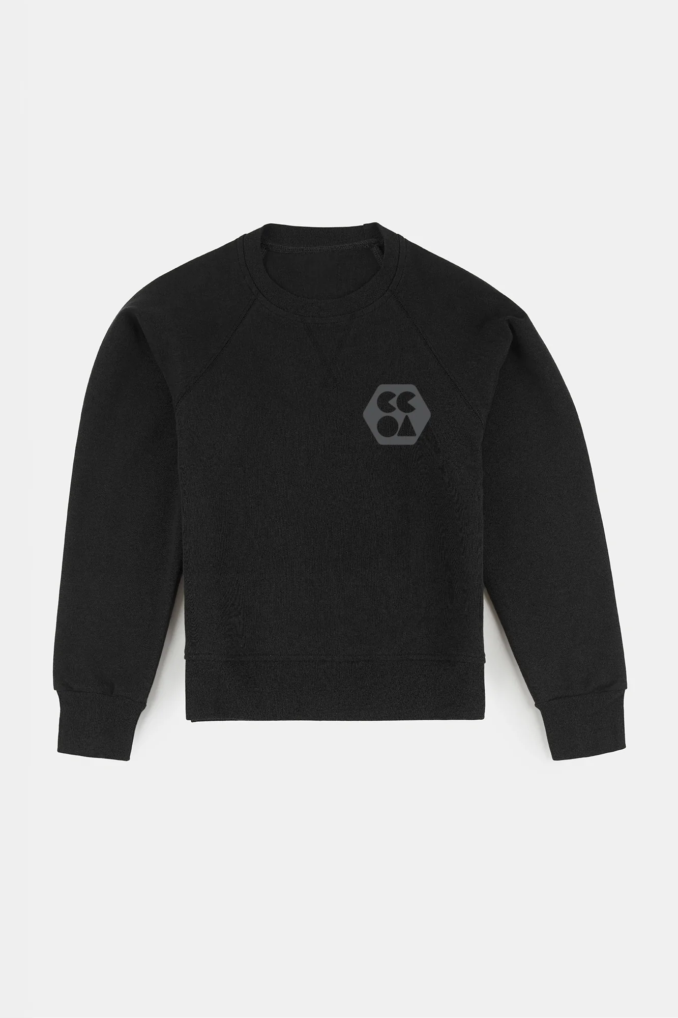 Men's Raglan Sweatshirt Plastic Free - Black - Image 4