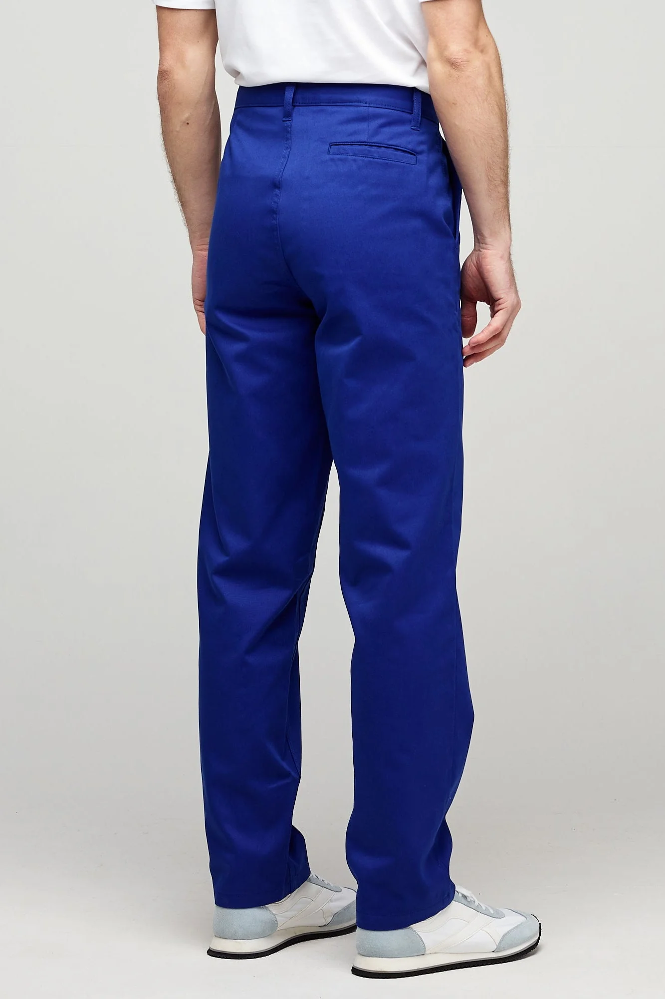 Men's Relaxed Chinos - Royal Blue - Image 2