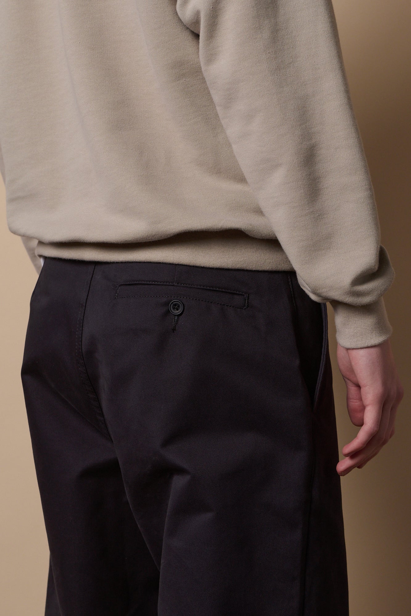 Men's Relaxed Chinos - Navy 01 - Image 2