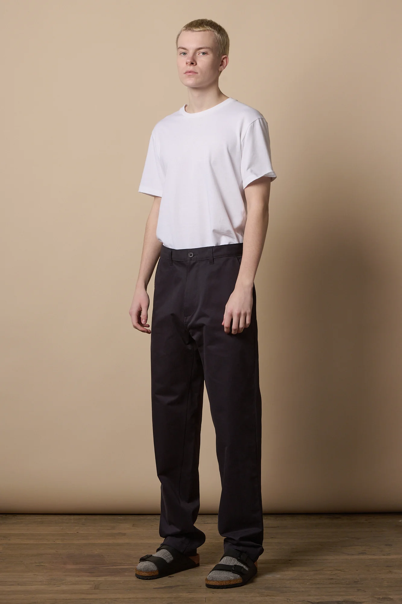 Men's Relaxed Chinos - Navy 01 - Image 5