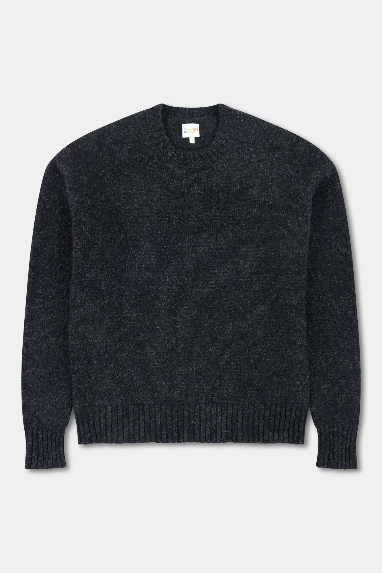 Men's Shetland Jumper - Charcoal - Image 7