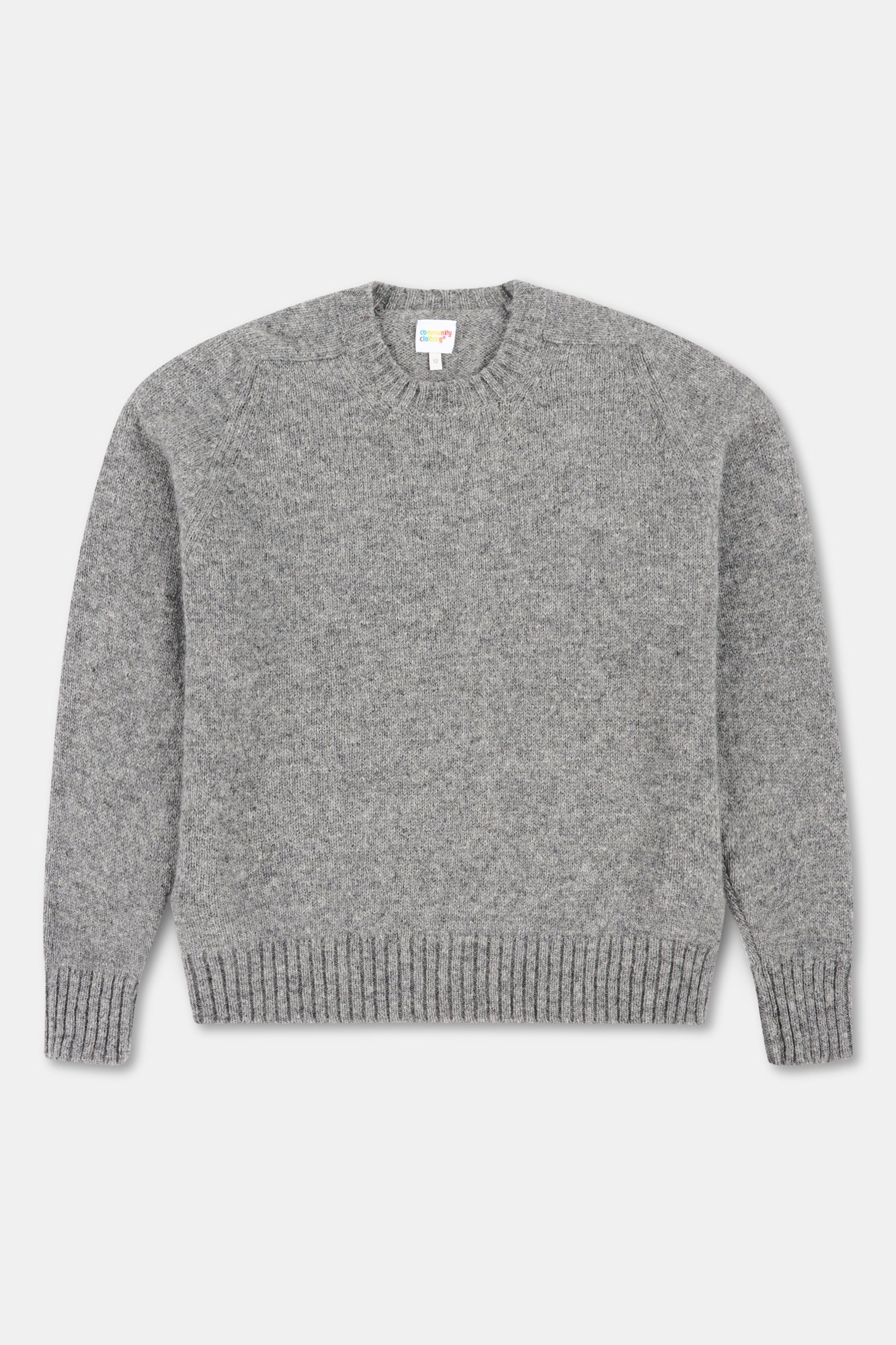 Men's Shetland Jumper - Grey - Image 2