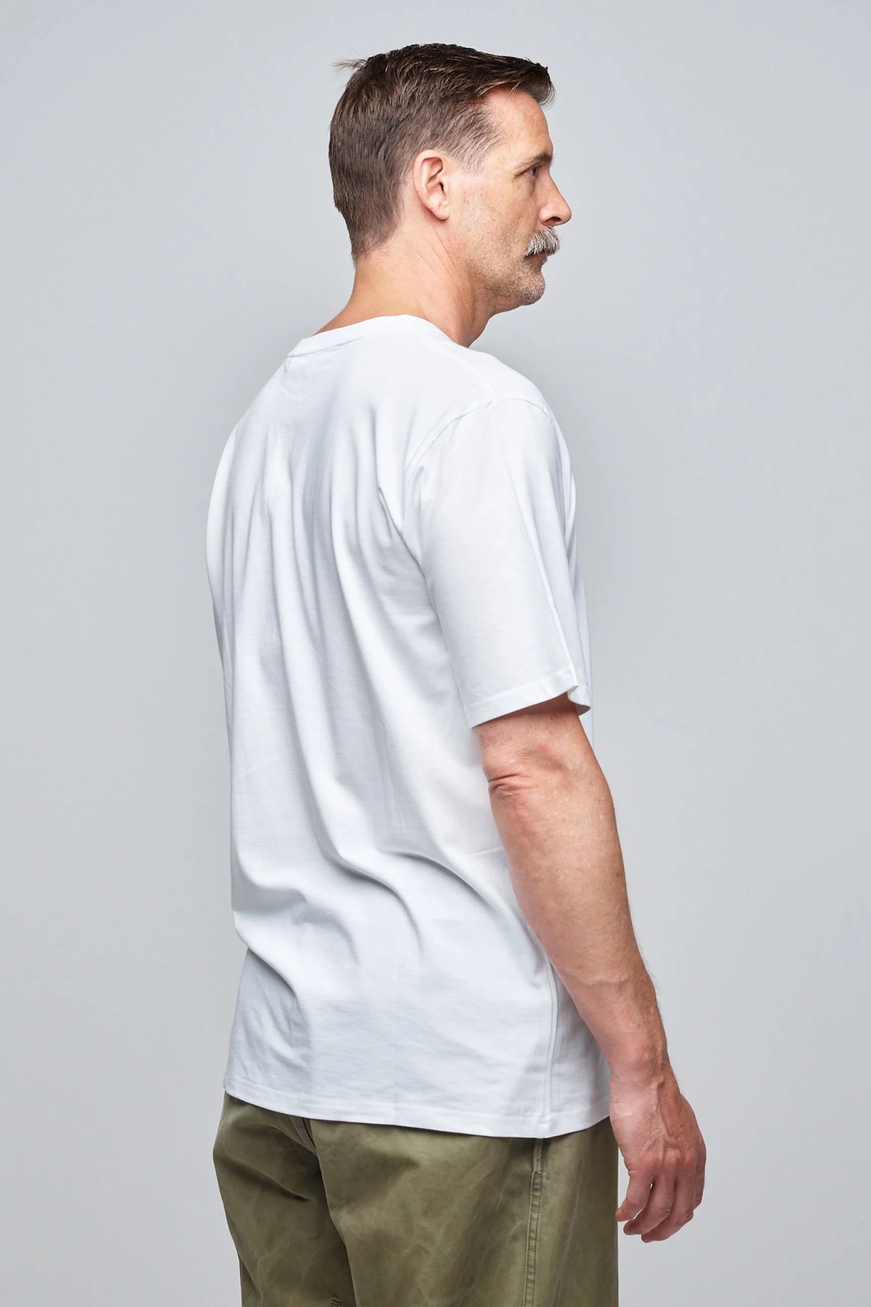 Men's Short Sleeve Logo T Shirt - White/Multi - Image 2