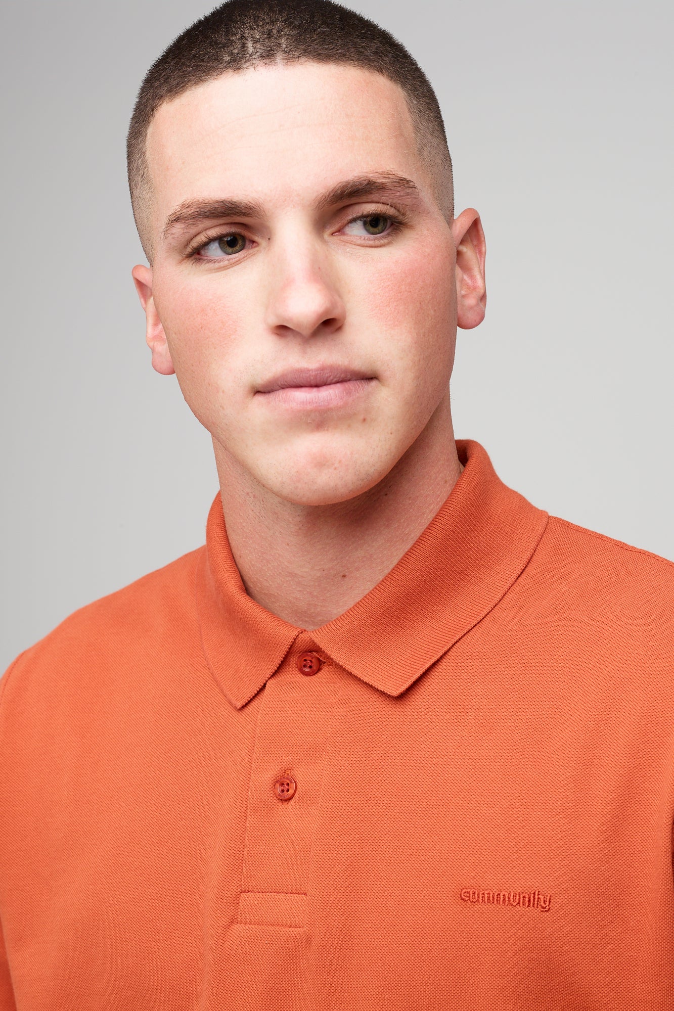 Men's Short Sleeve Polo Shirt - Cinnamon - Image 4
