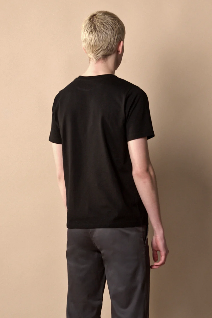 Men's Short Sleeve T Shirt - Black - Image 2