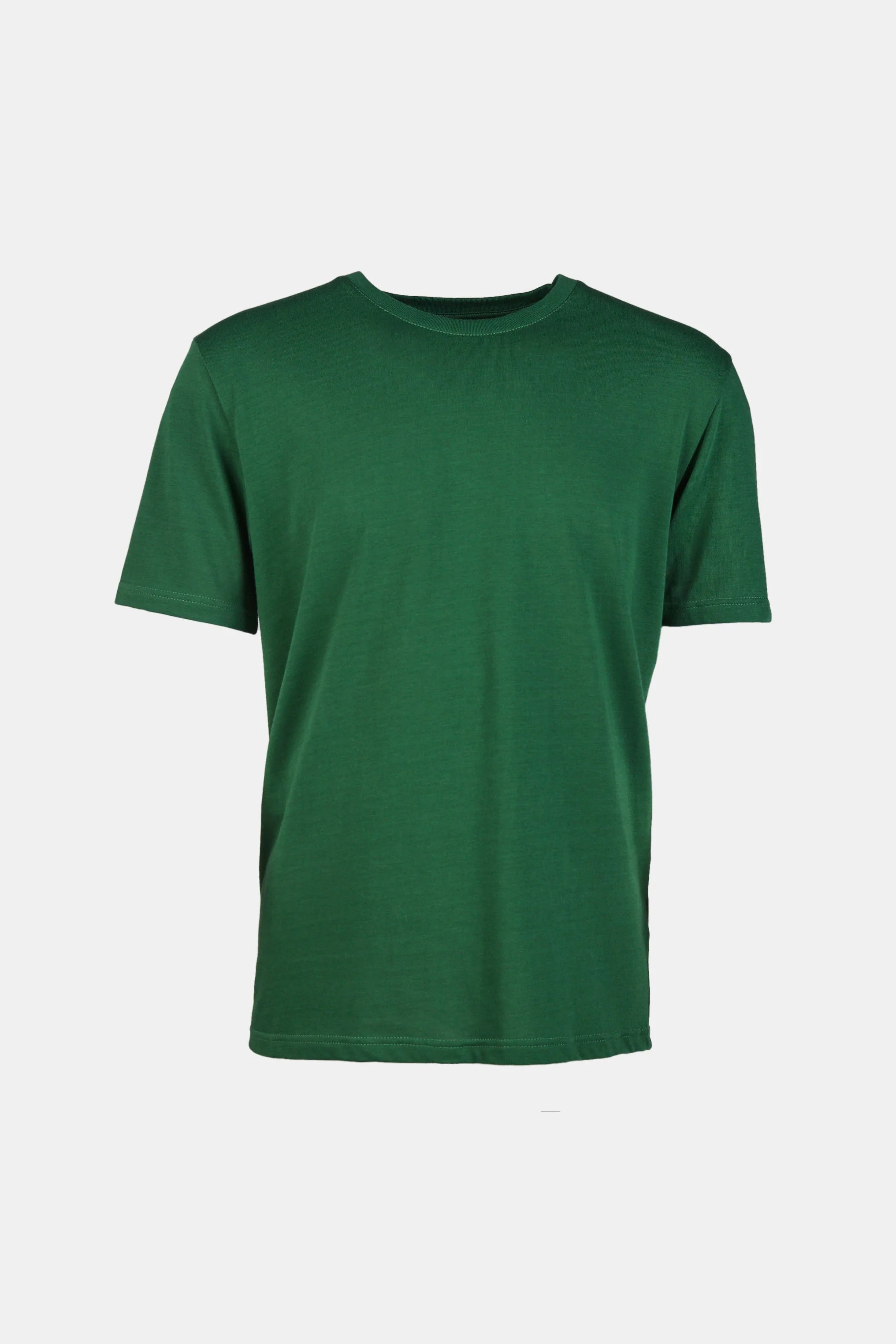 Men's Short Sleeve T Shirt Bottle Green - Image 4