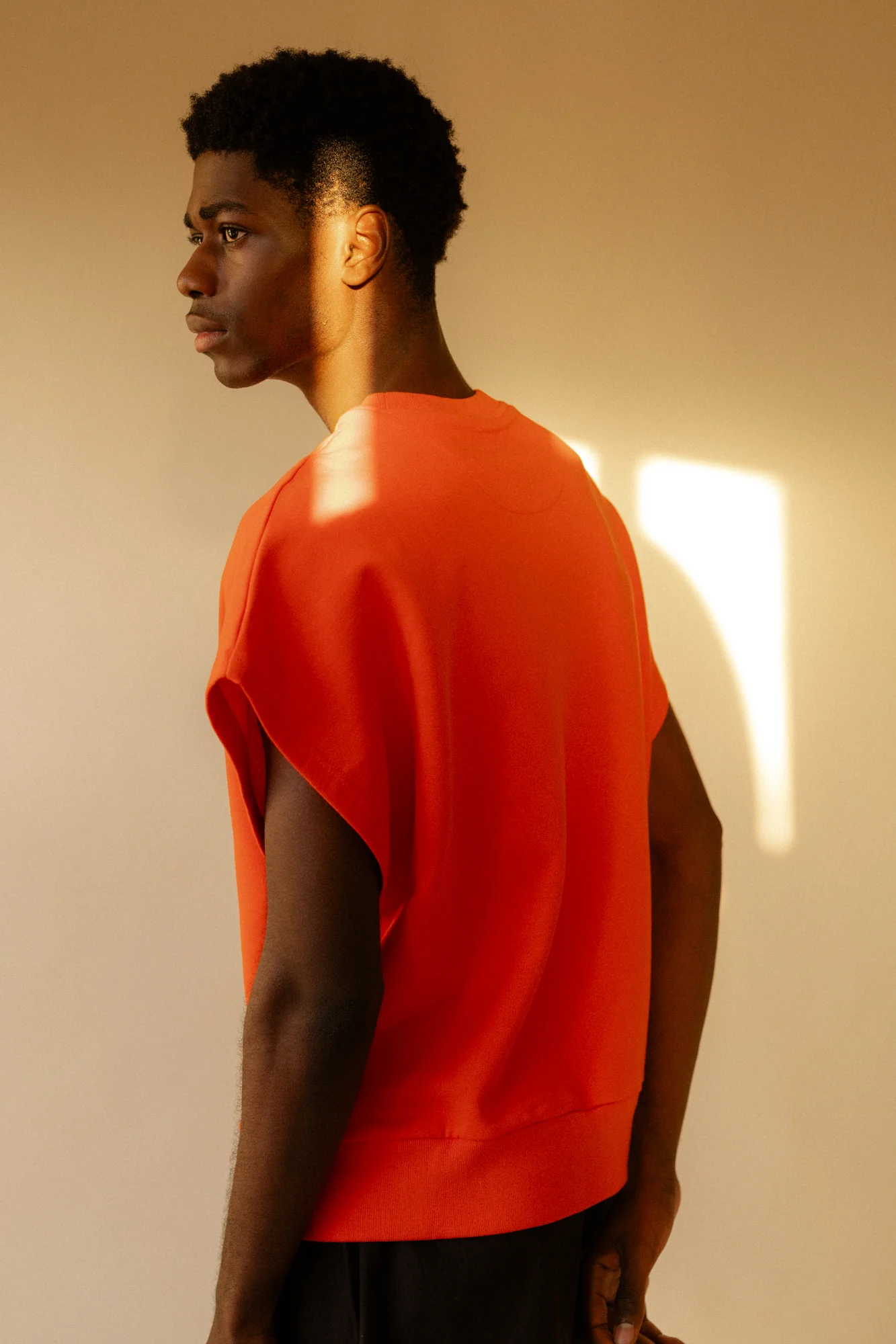 Men's Sleeveless Sweatshirt Plastic Free - Flame Red - Image 2