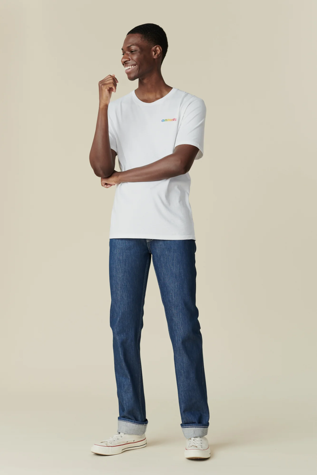Barry Slim Denim Five Pocket Jeans - Blue