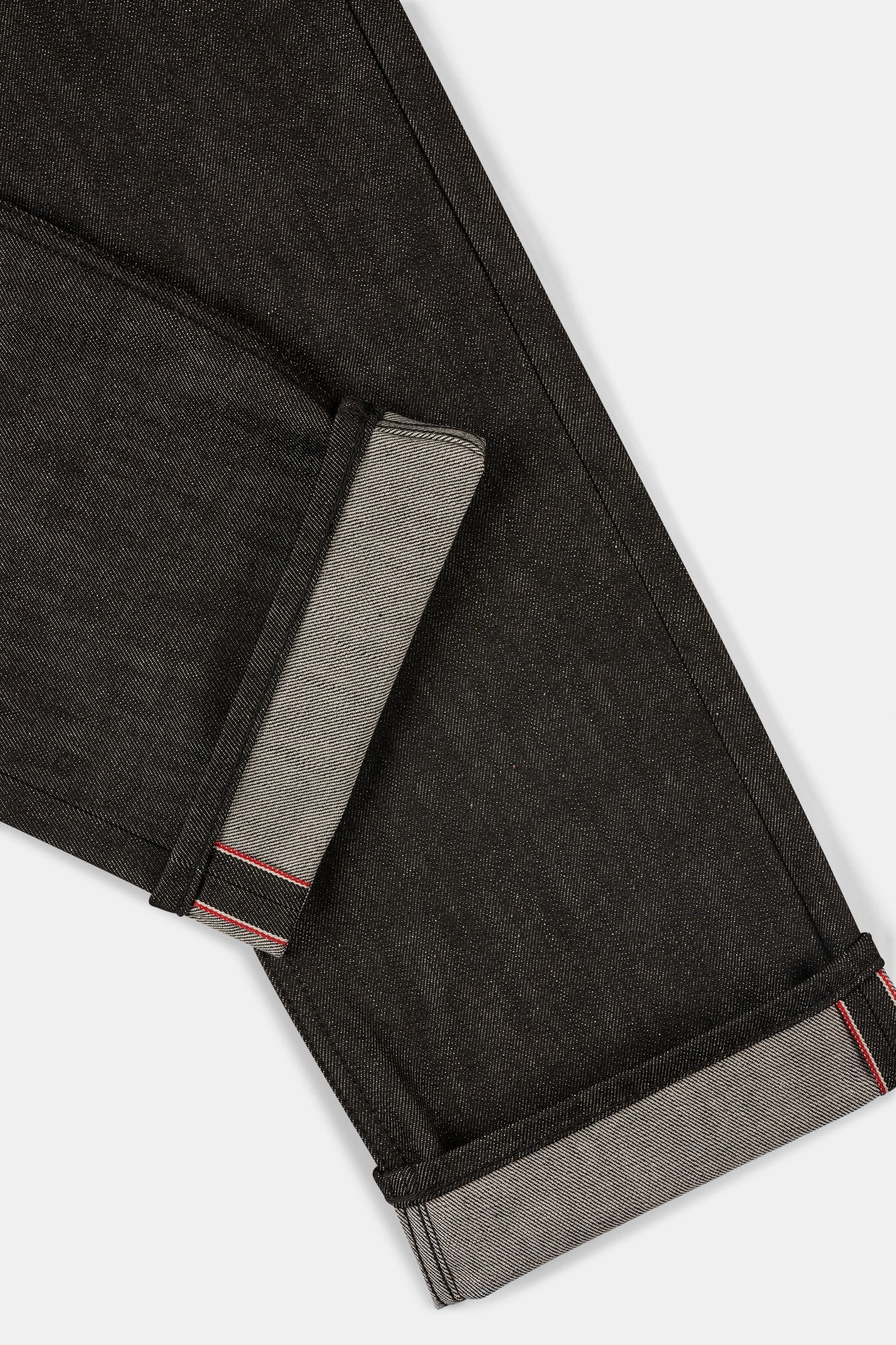 Barry Slim Selvedge Denim 5 Pocket Jeans - Black - Image 3