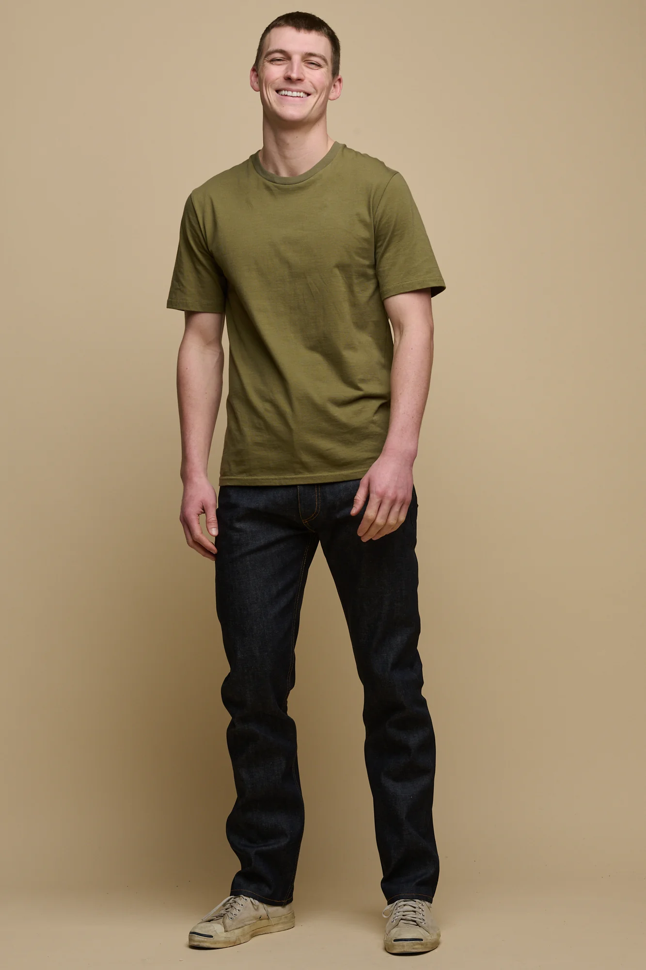 Barry Slim Selvedge Denim 5 Pocket Jean Raw Denim - Image 3