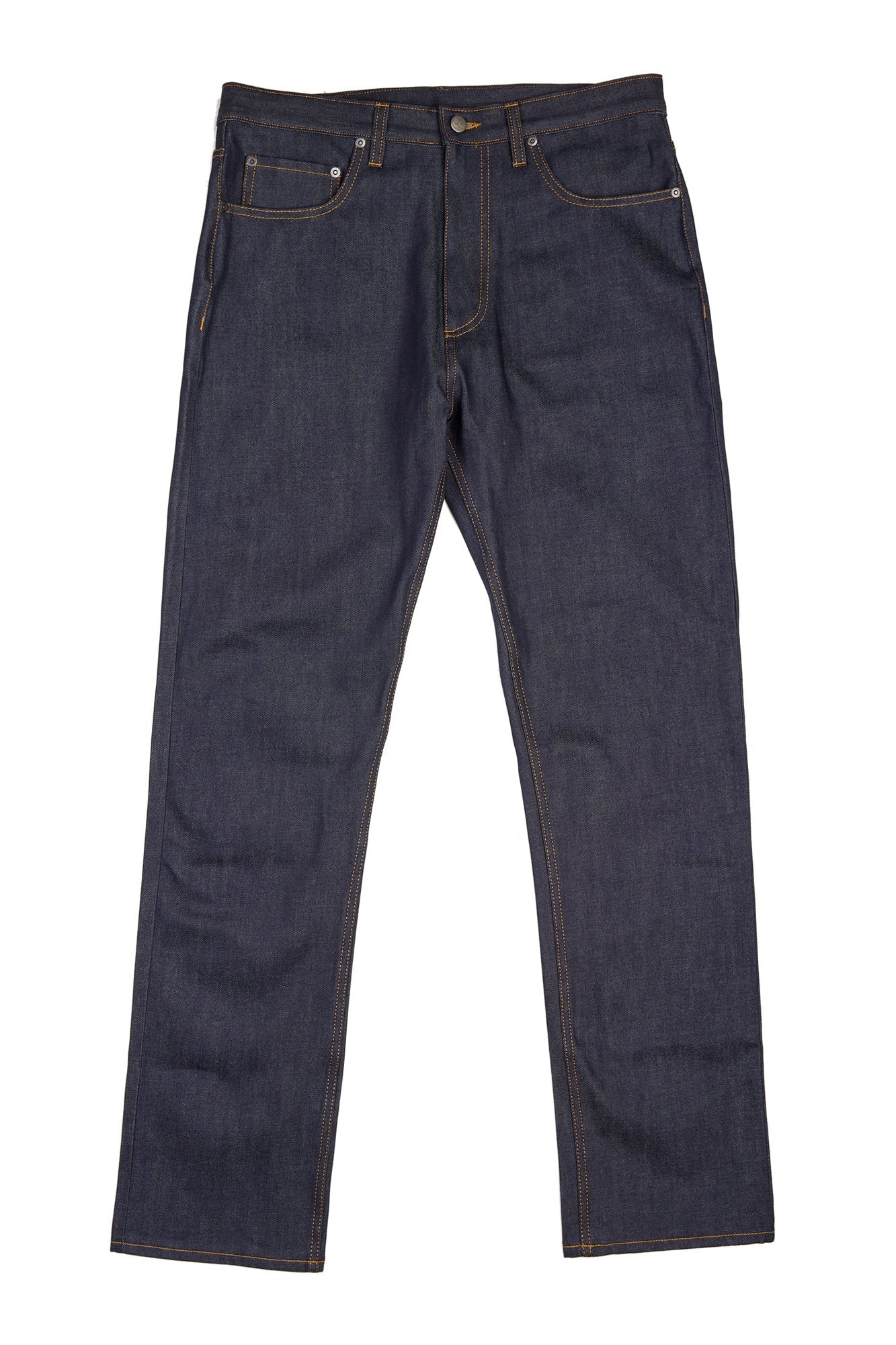 Barry Slim Selvedge Denim 5 Pocket Jean Raw Denim - Image 7