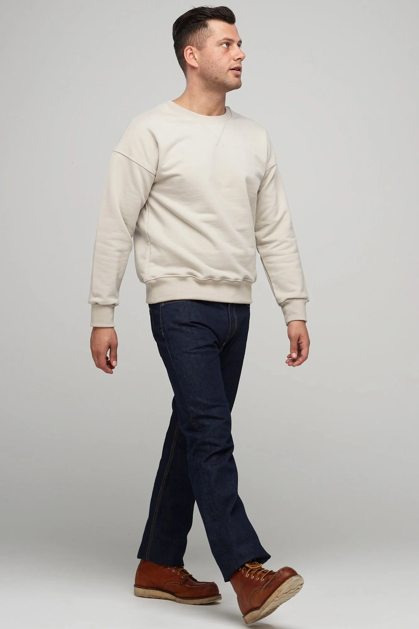 Barry Slim Selvedge Denim Five Pocket Jean - Rinse - Image 3
