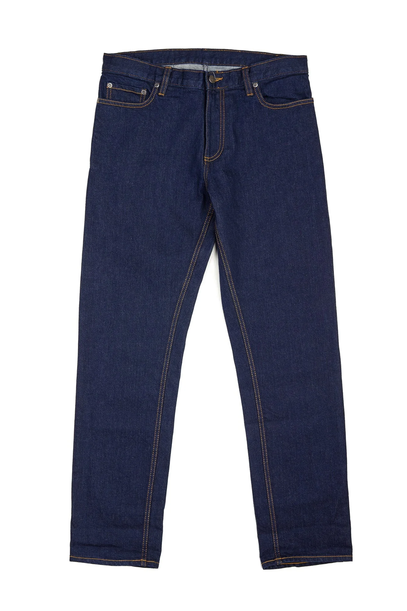 Barry Slim Selvedge Denim Five Pocket Jean - Rinse - Image 4