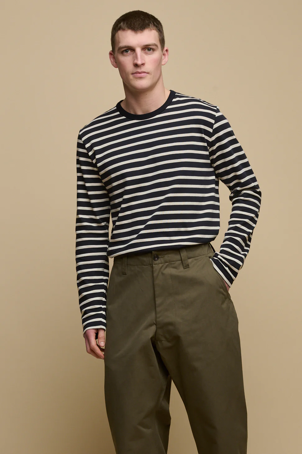 Men's Breton - Navy/Ecru - Image 2