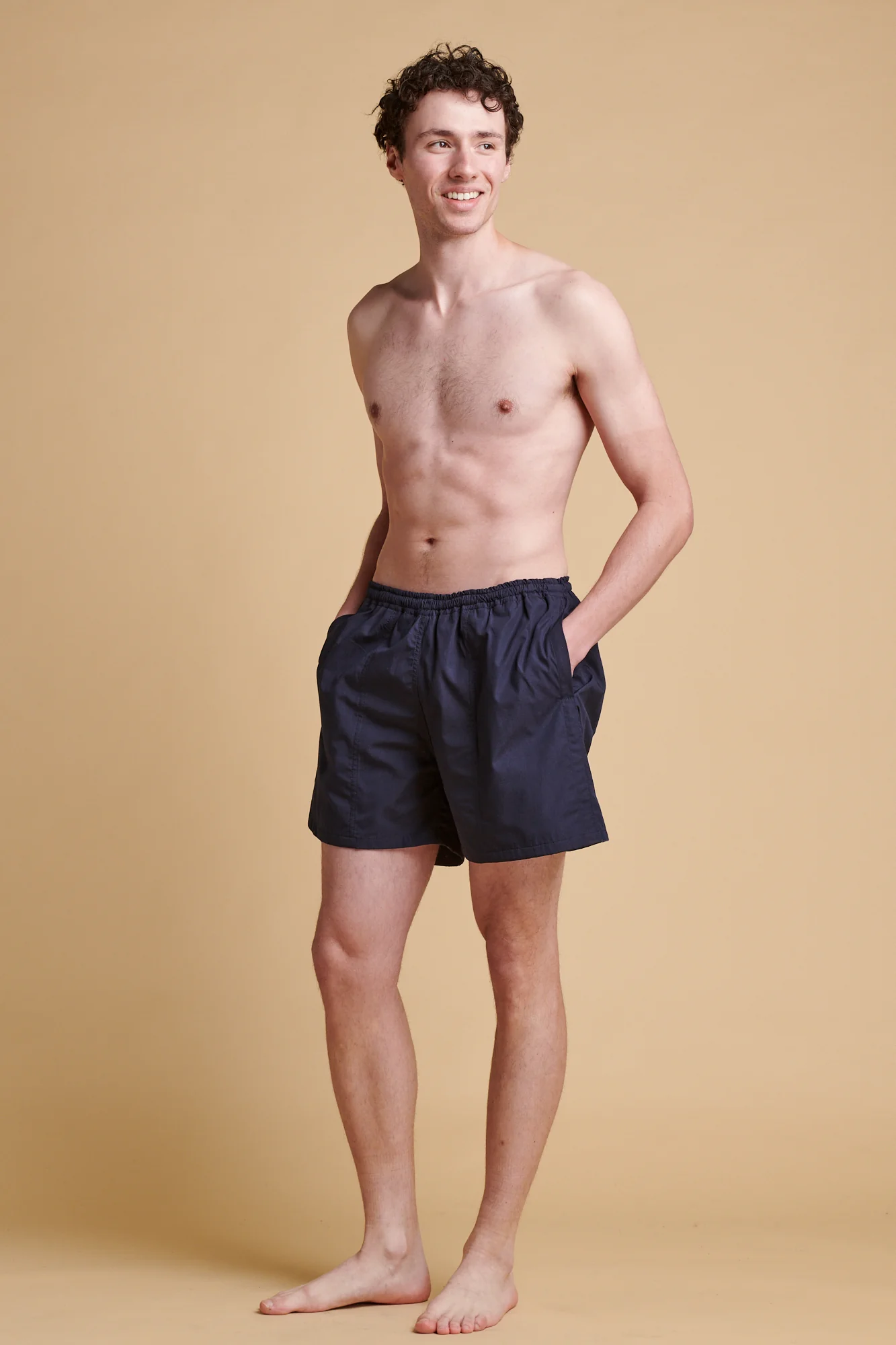 Mens Wilkie Swim Short Plastic Free - Navy - Image 3
