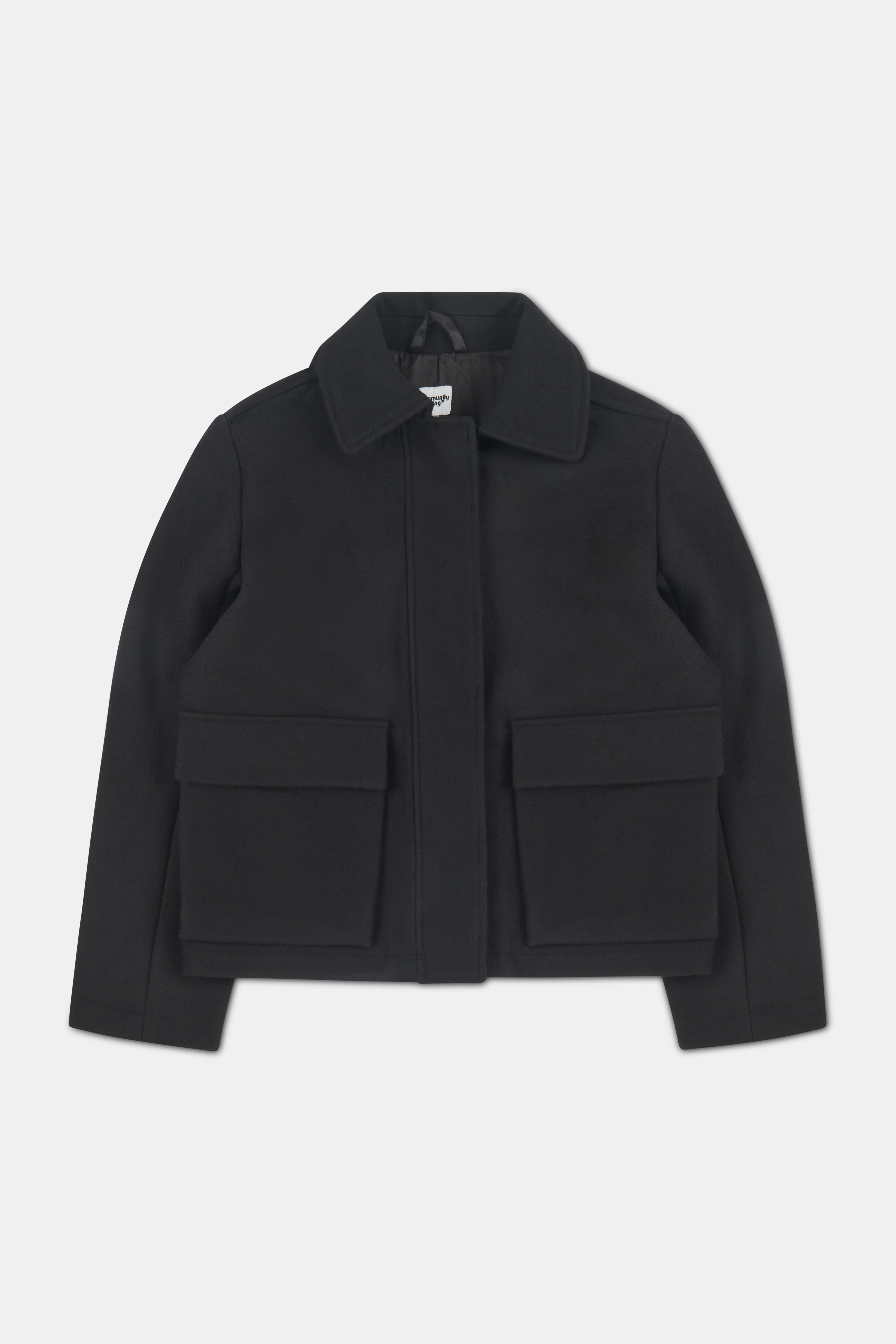 Nancy Short Wool Coat - Black - Image 7