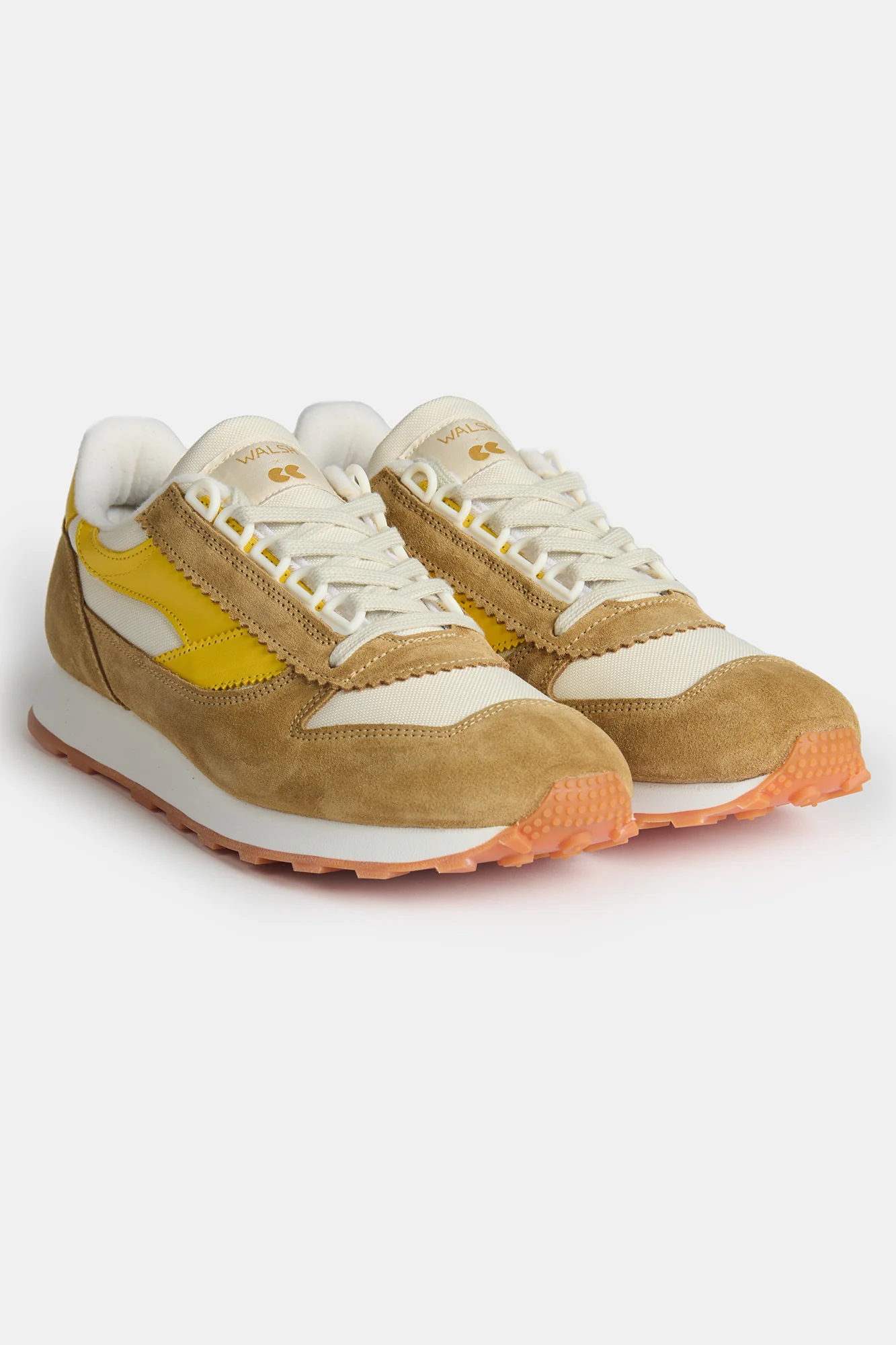 Parlick Trainer - Ivory/Tan/Yellow