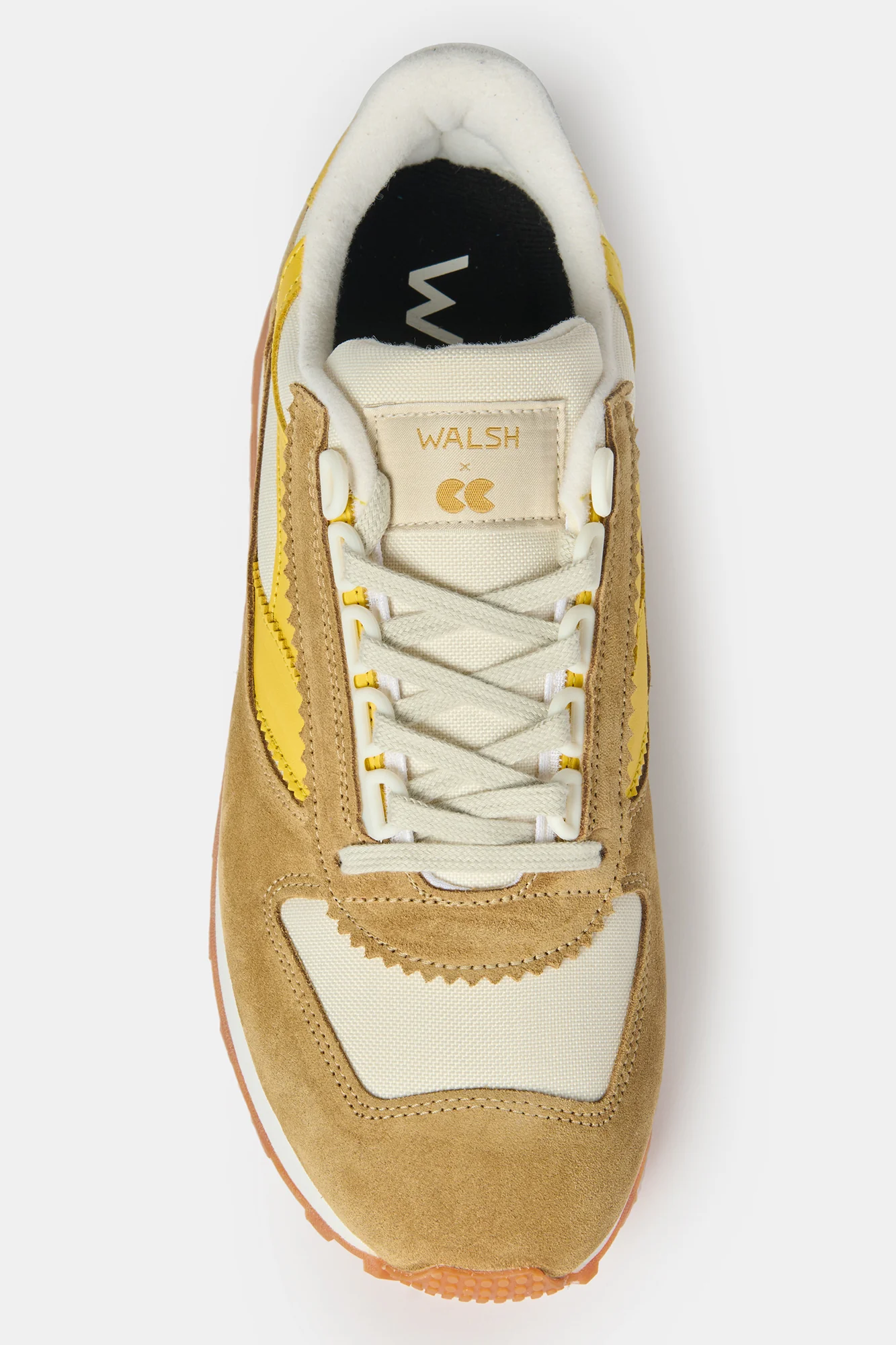 Parlick Trainer - Ivory/Tan/Yellow - Image 3
