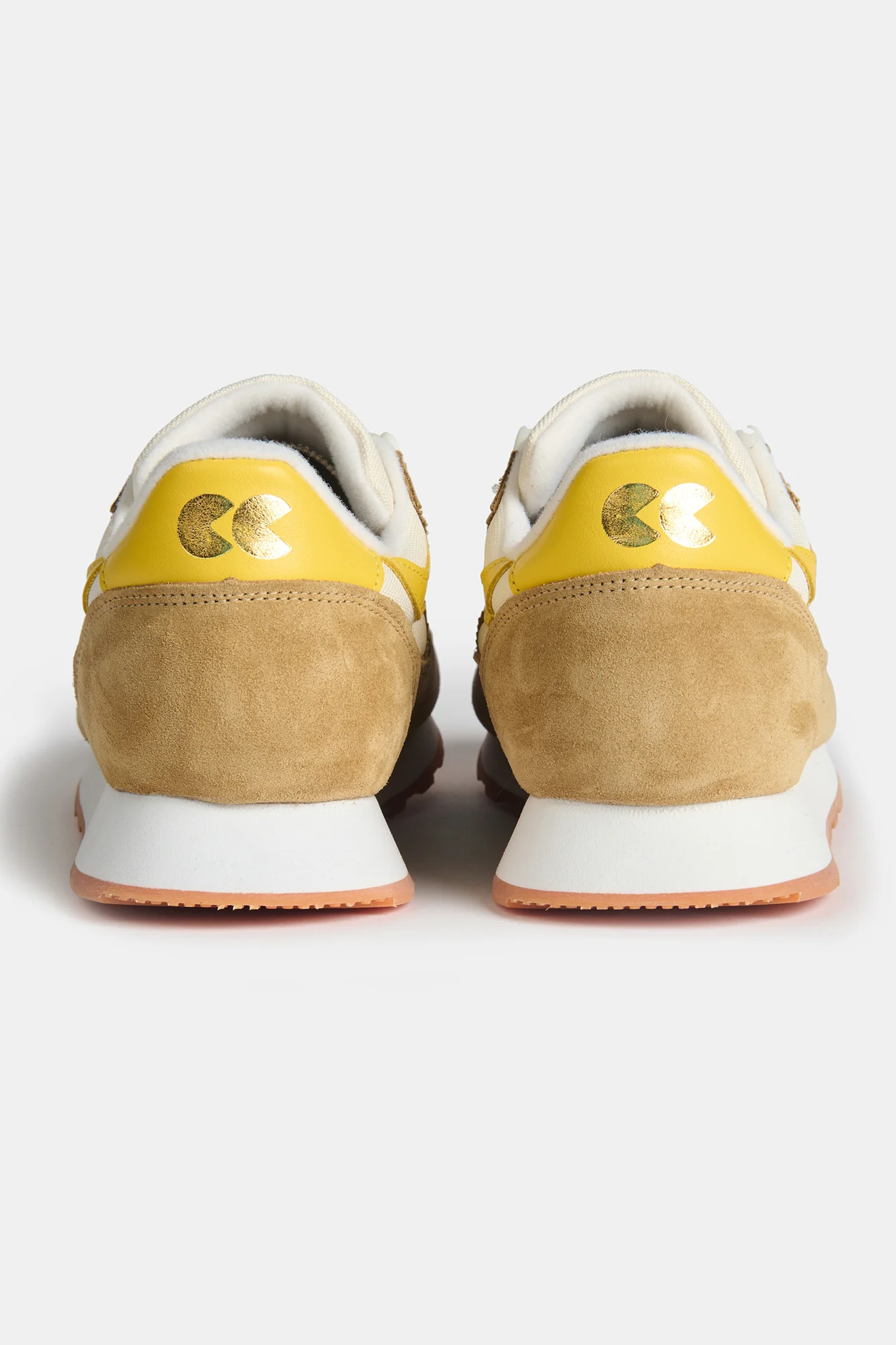 Parlick Trainer - Ivory/Tan/Yellow - Image 4