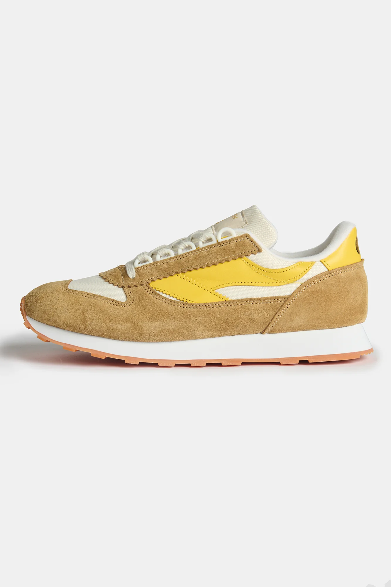 Parlick Trainer - Ivory/Tan/Yellow - Image 6