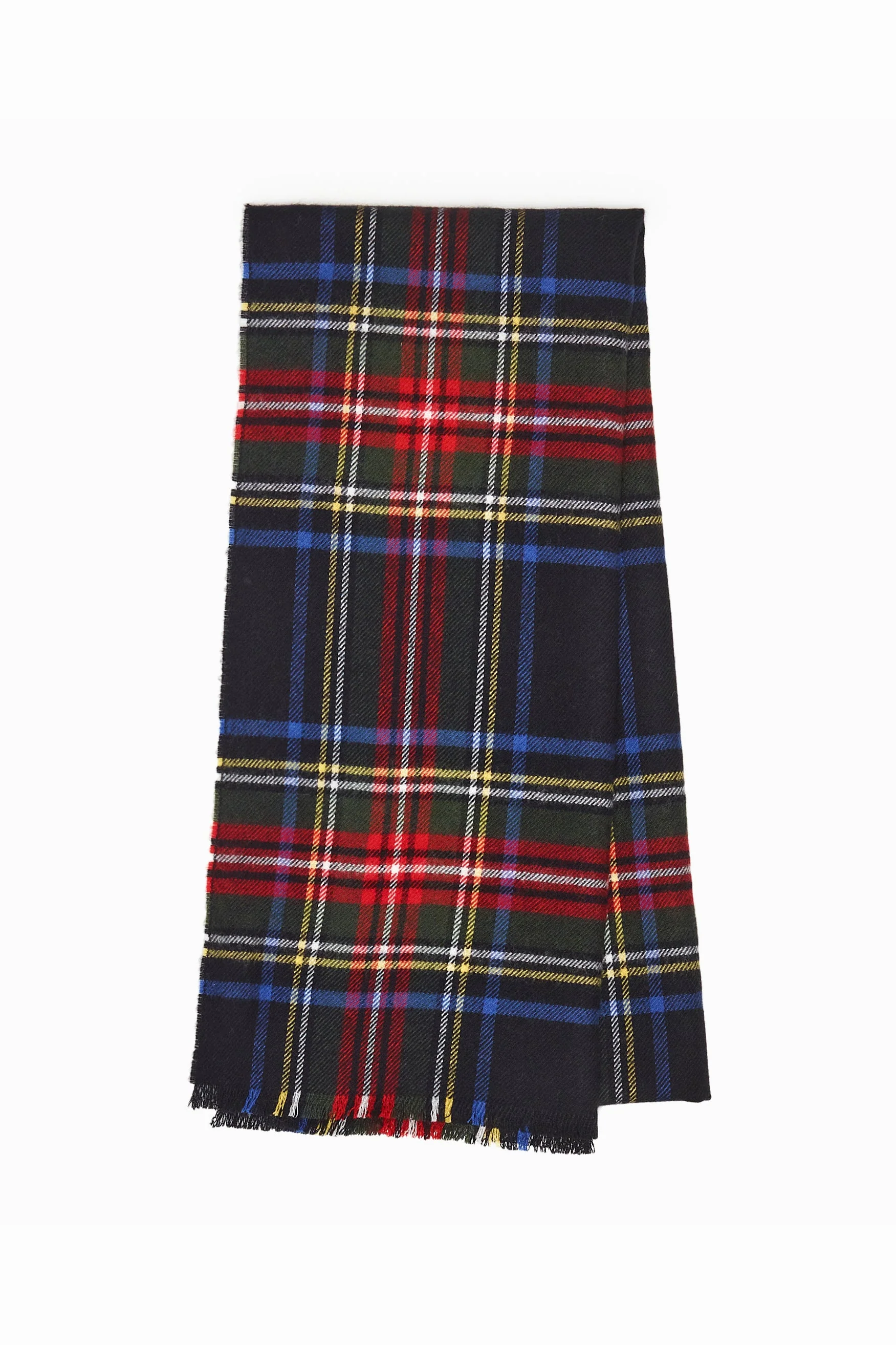 Scarf - Black Stewart Tartan - Image 2