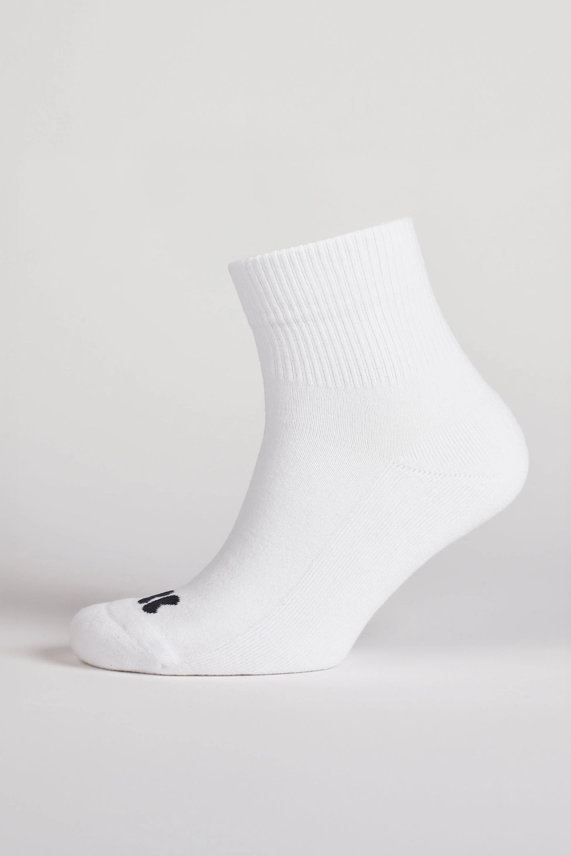 Sports Cotton Sock Ankle 3 Pack - White - Image 3